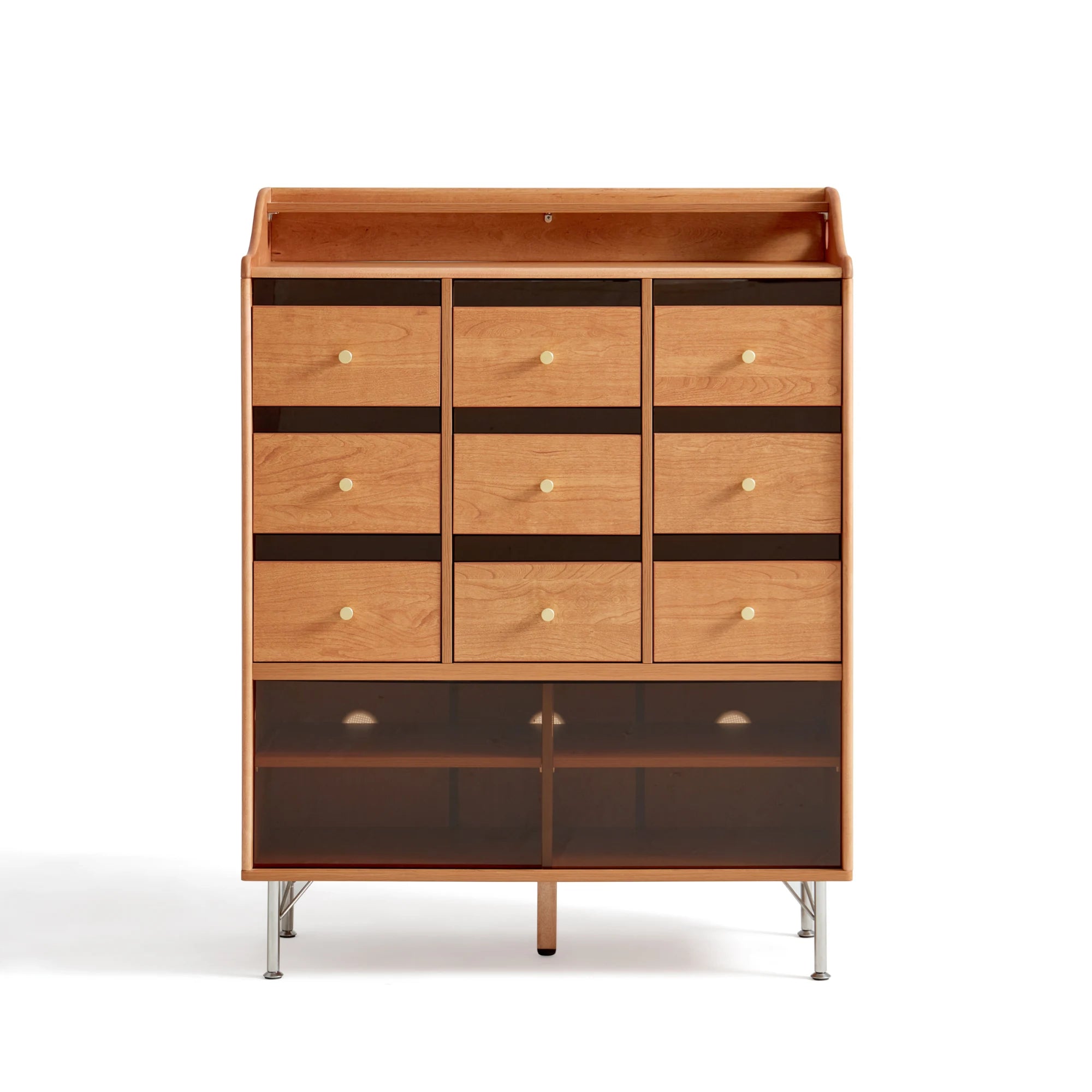 Linspire Railan Chest of 9 Drawers with Cabinets