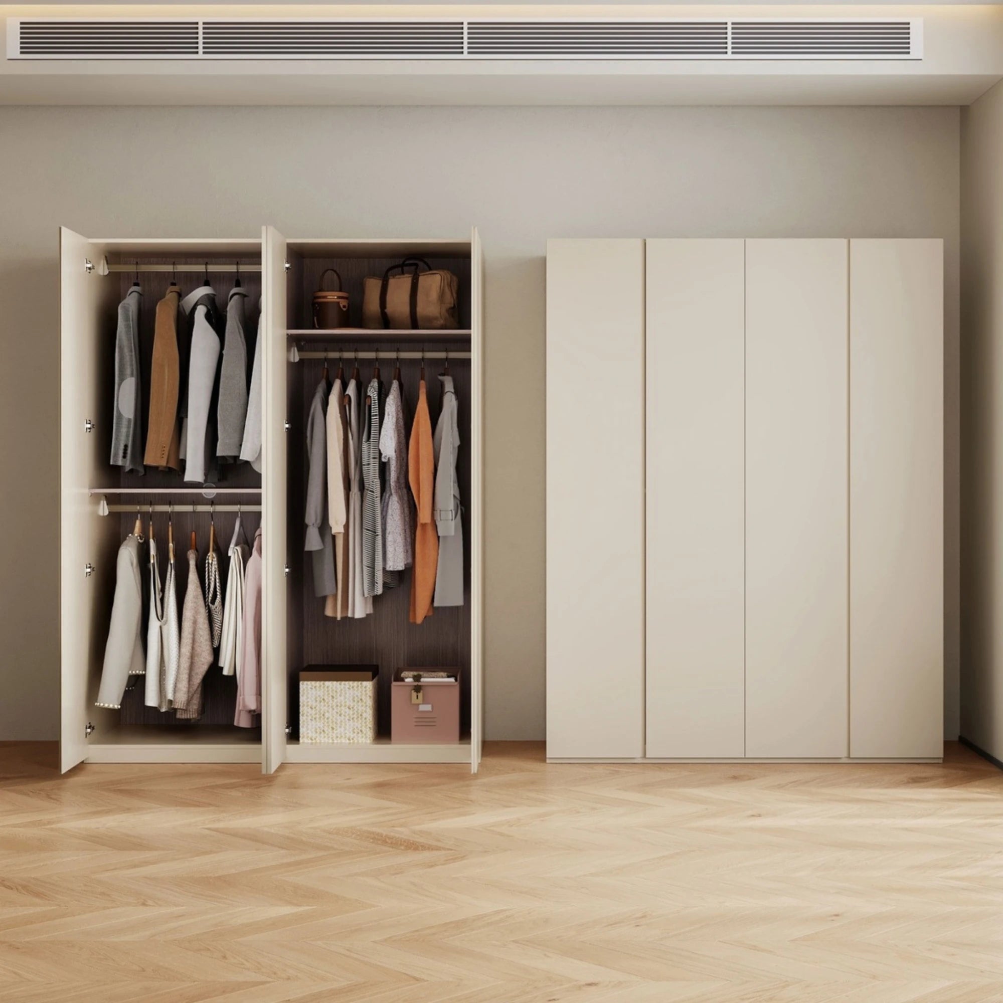 Linspire Vanko 4-Door Wardrobe