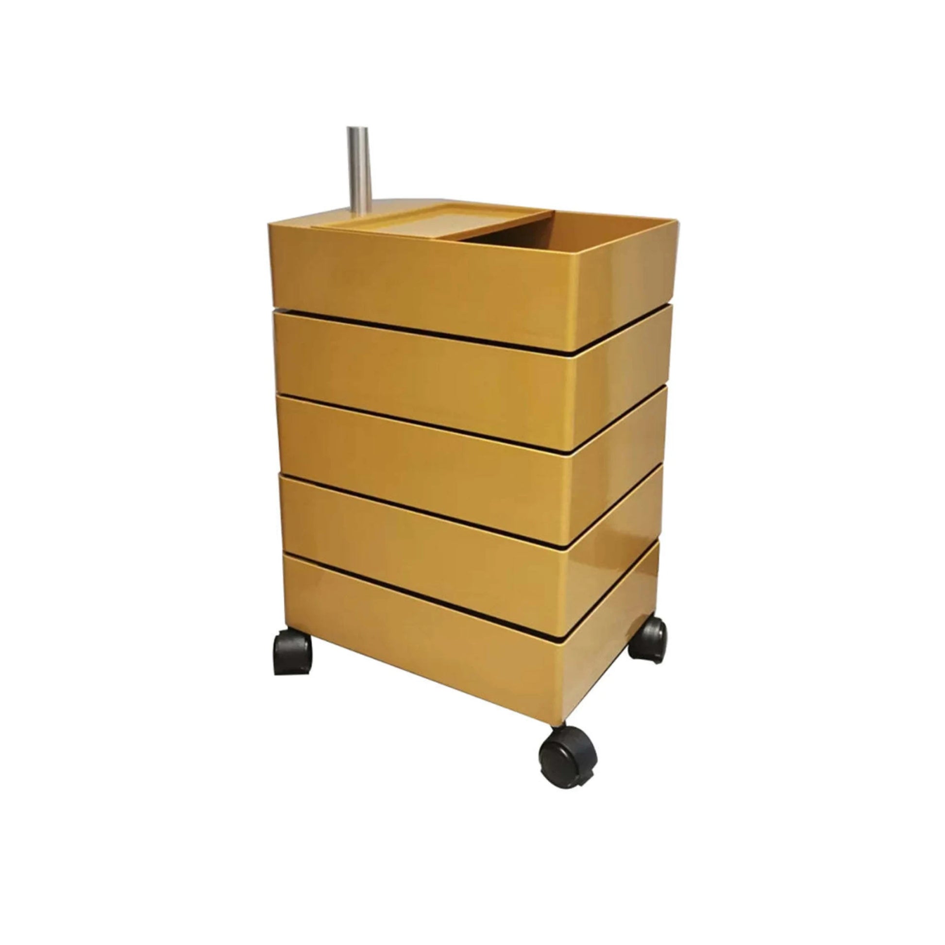 MODE Rosa Rotatable Trolley Cart, Yellow