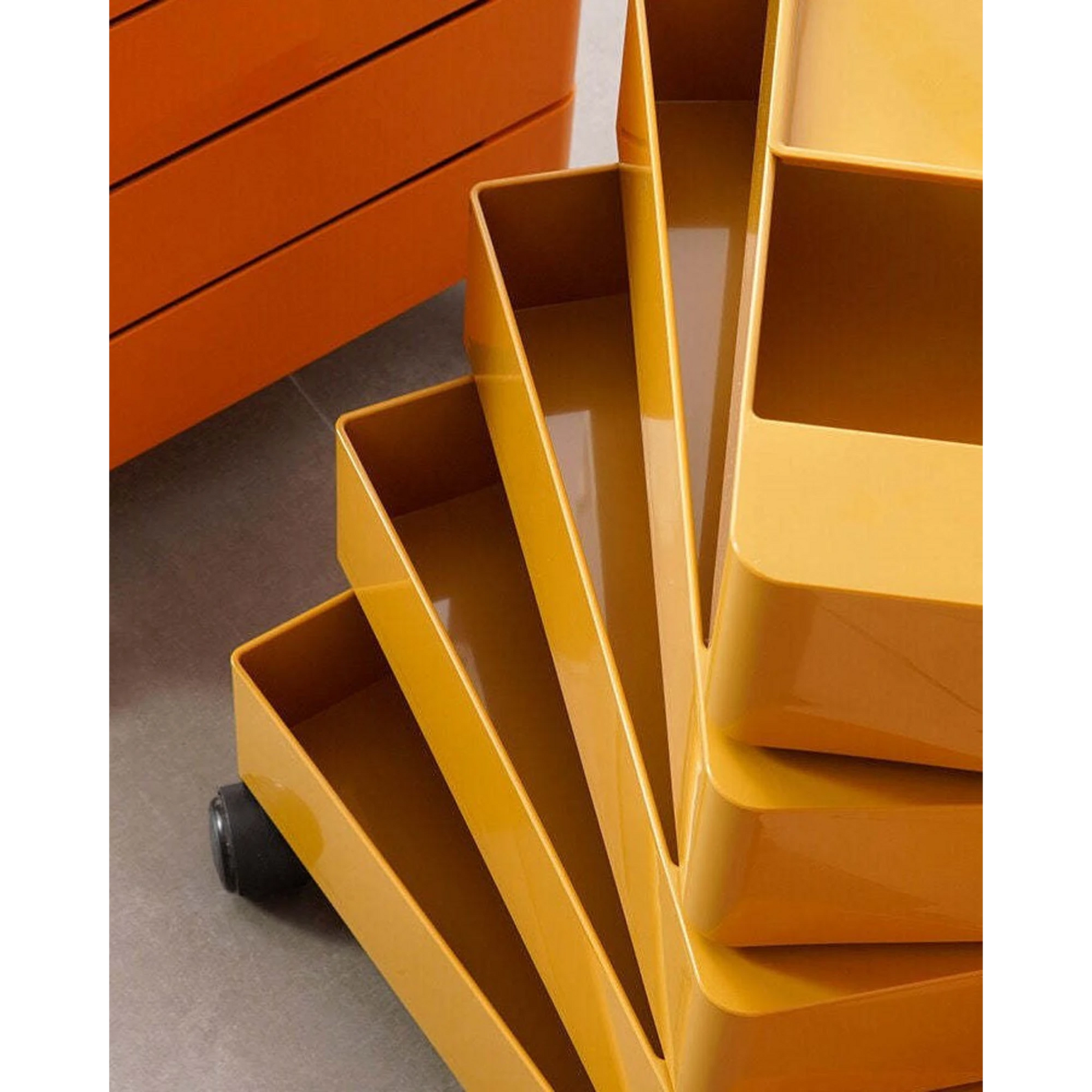 MODE Rosa Rotatable Trolley Cart, Yellow