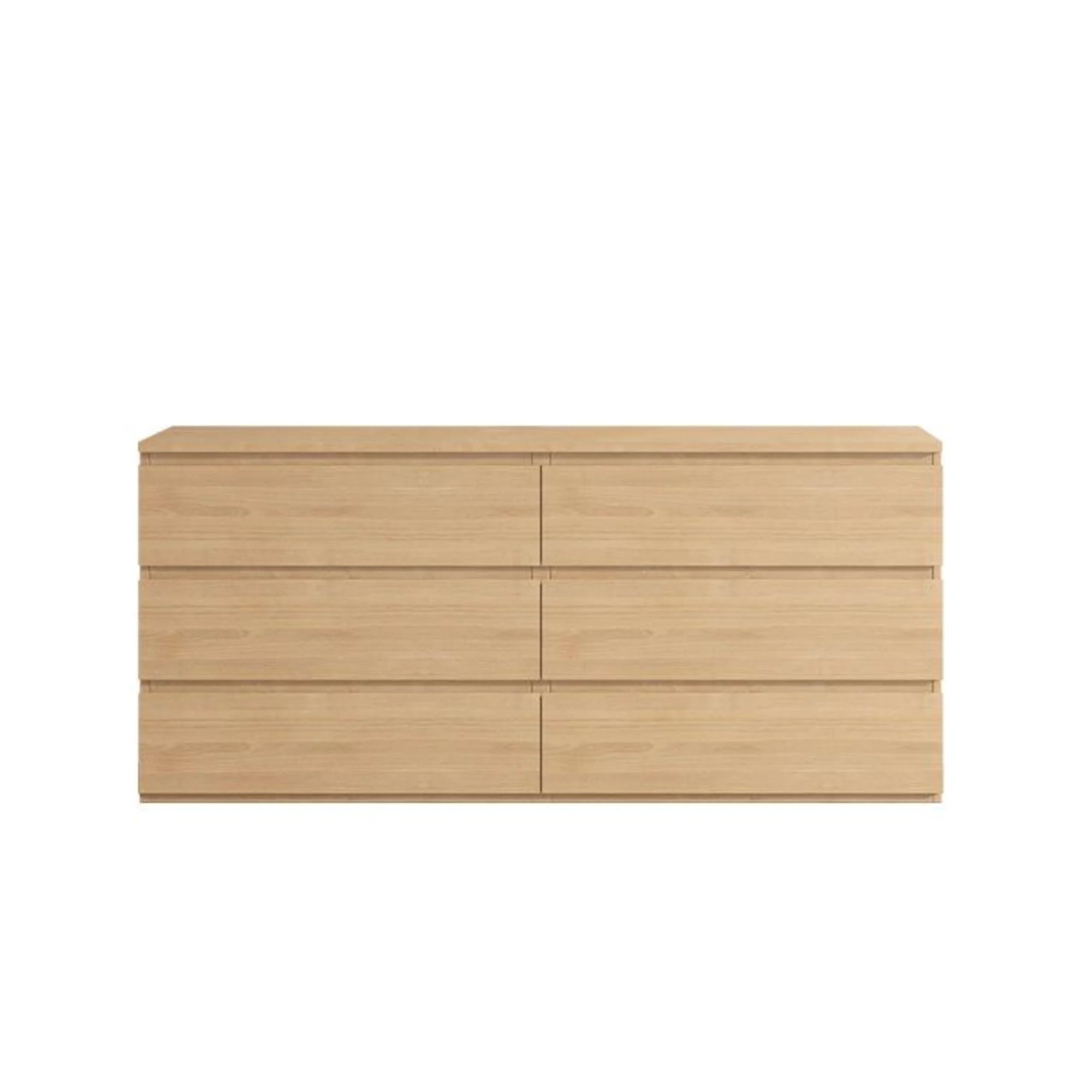 Loft Ensio Chest of 6 Drawers, Lowboy, Natural Wood