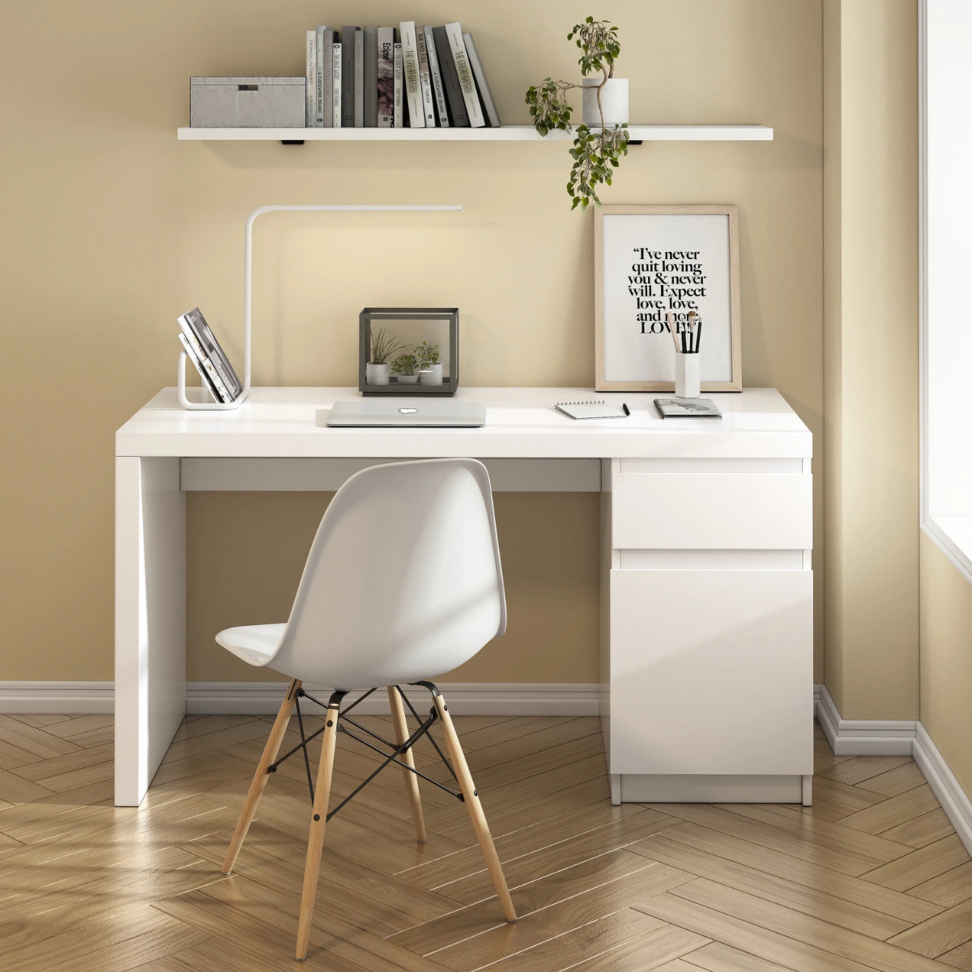 Loft Ensio Desk, 140cm, White