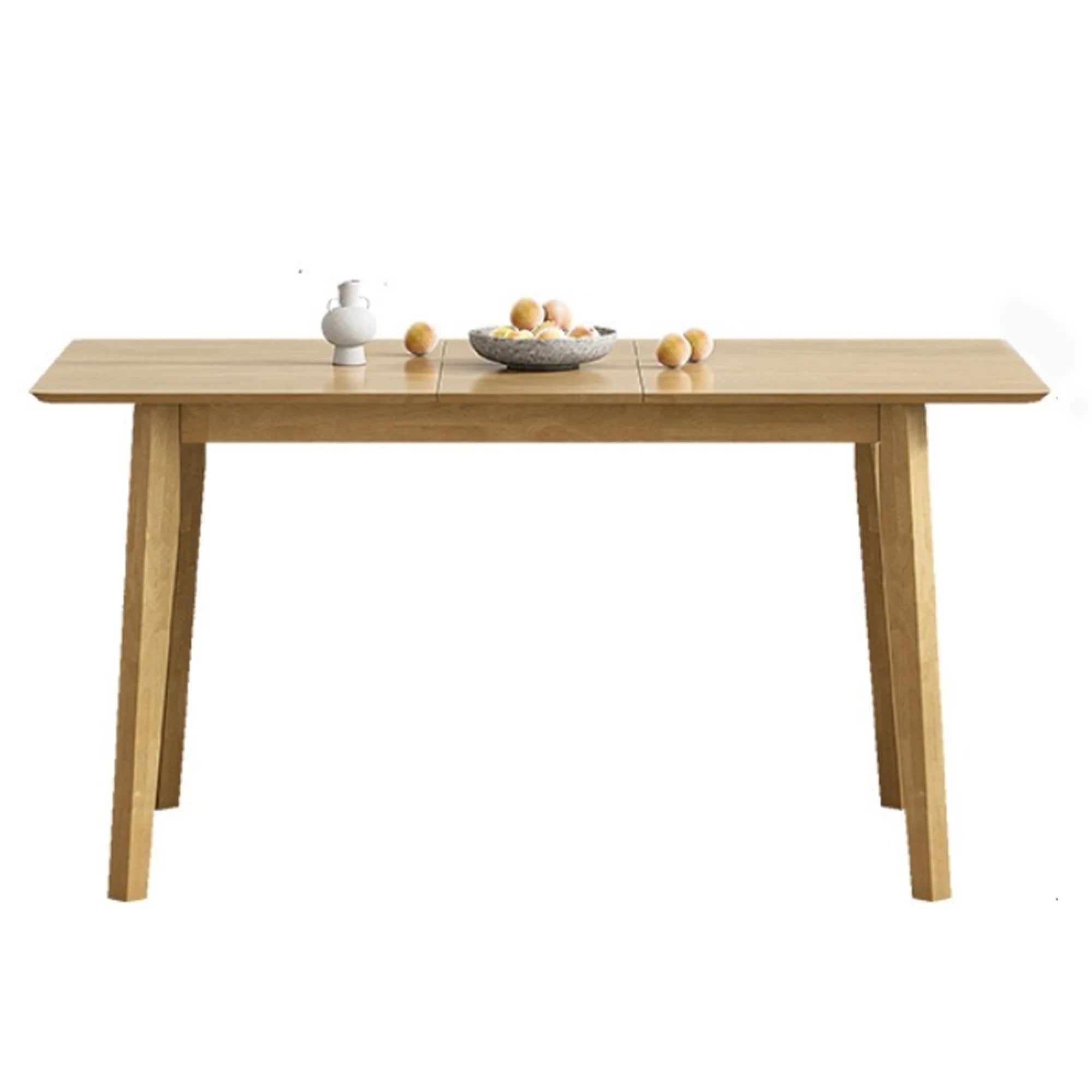 Loft Hansan Extendable Dining Table with 4 chairs, Natural Wood