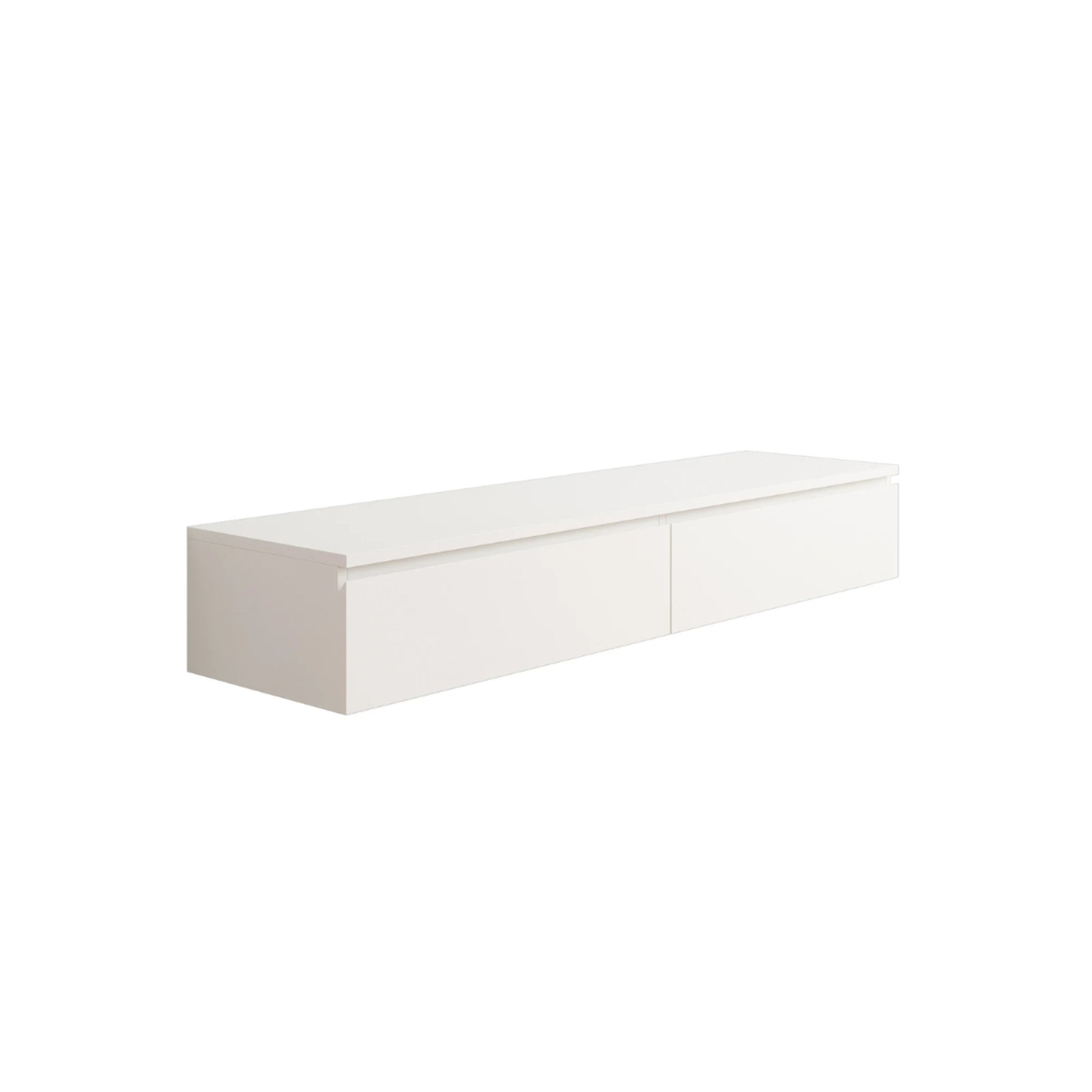 Loft Japandi Floating Entertainment Unit, 160cm, White