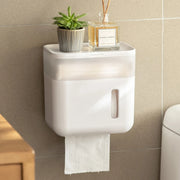 ZenLife Dale Multi-Functional Bathroom Wall Mounted Tissue Box, 18.7x12x18.8cm