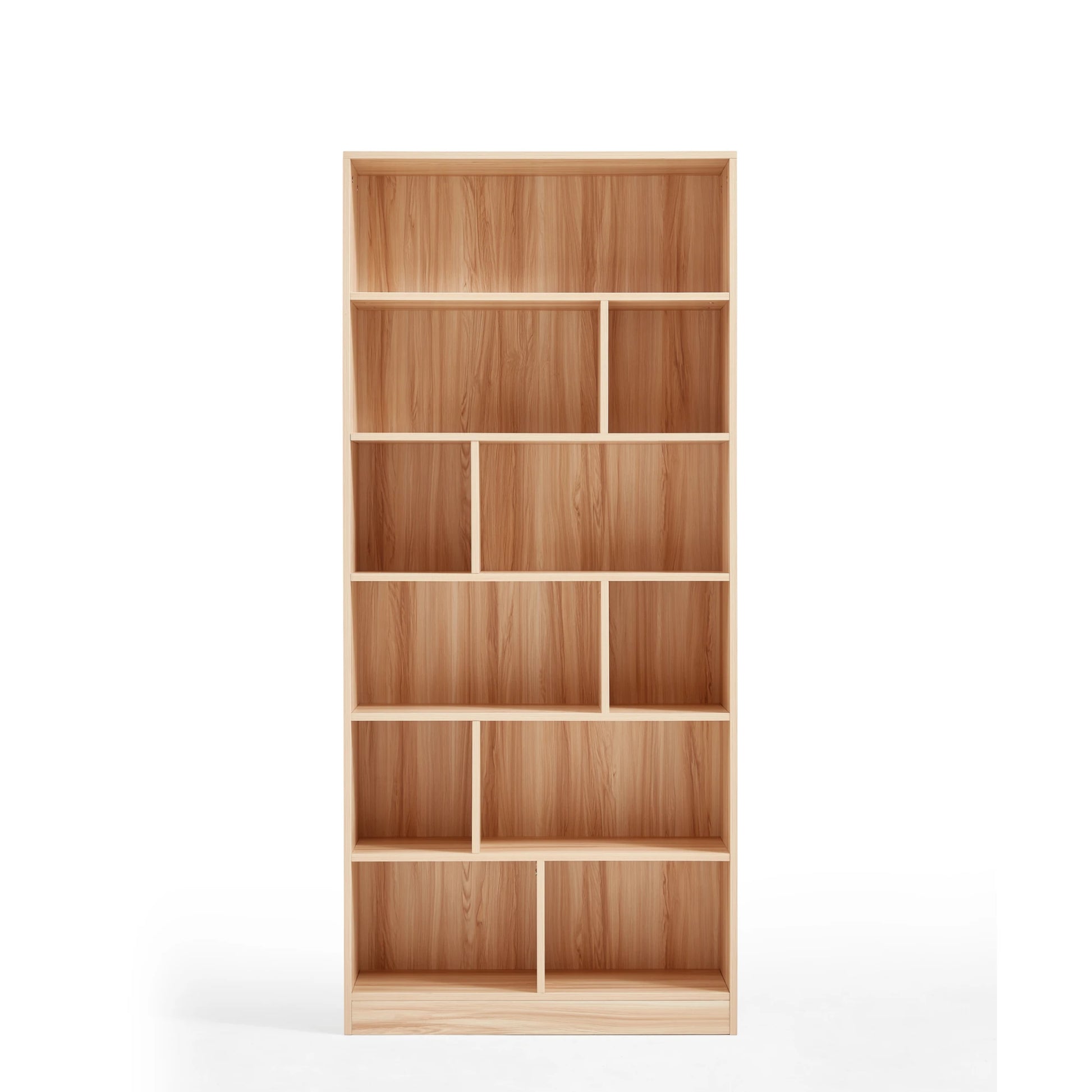 Linspire Noble Bookcase, Natural Wood, 80x29x179cm