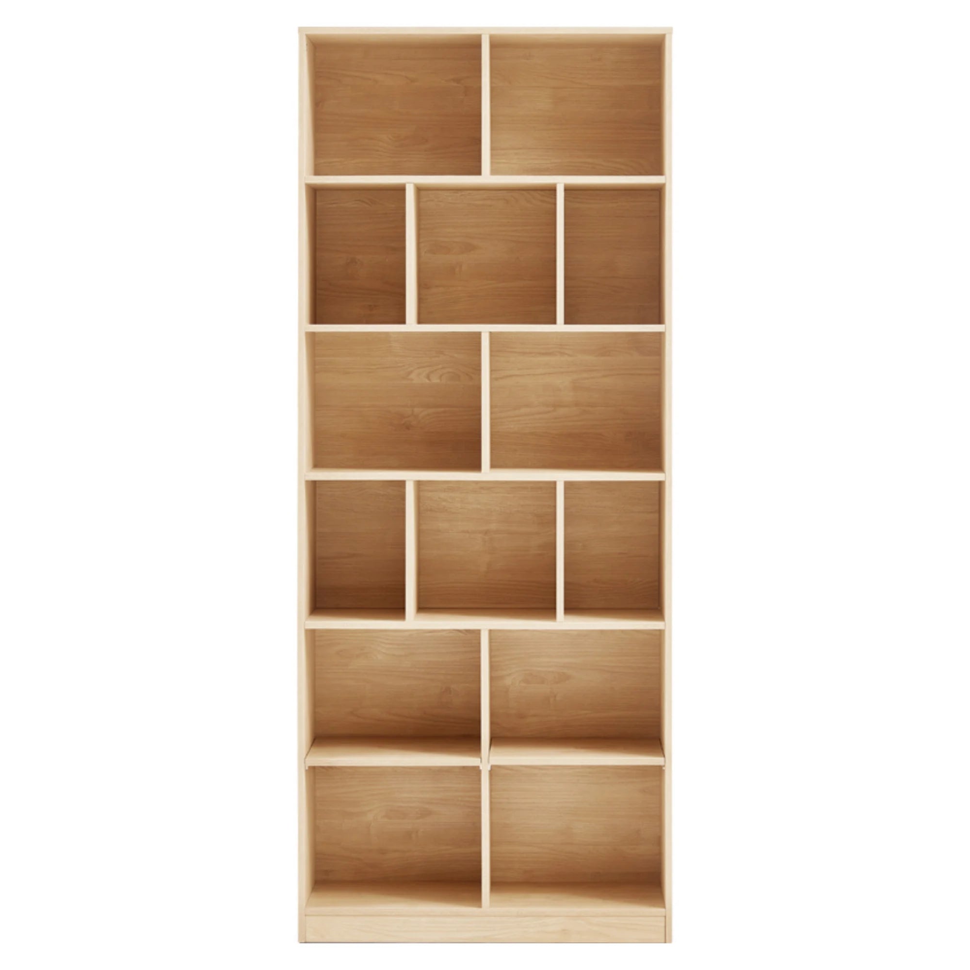 Linspire Noble Bookcase, Natural Wood, 79x30x194cm