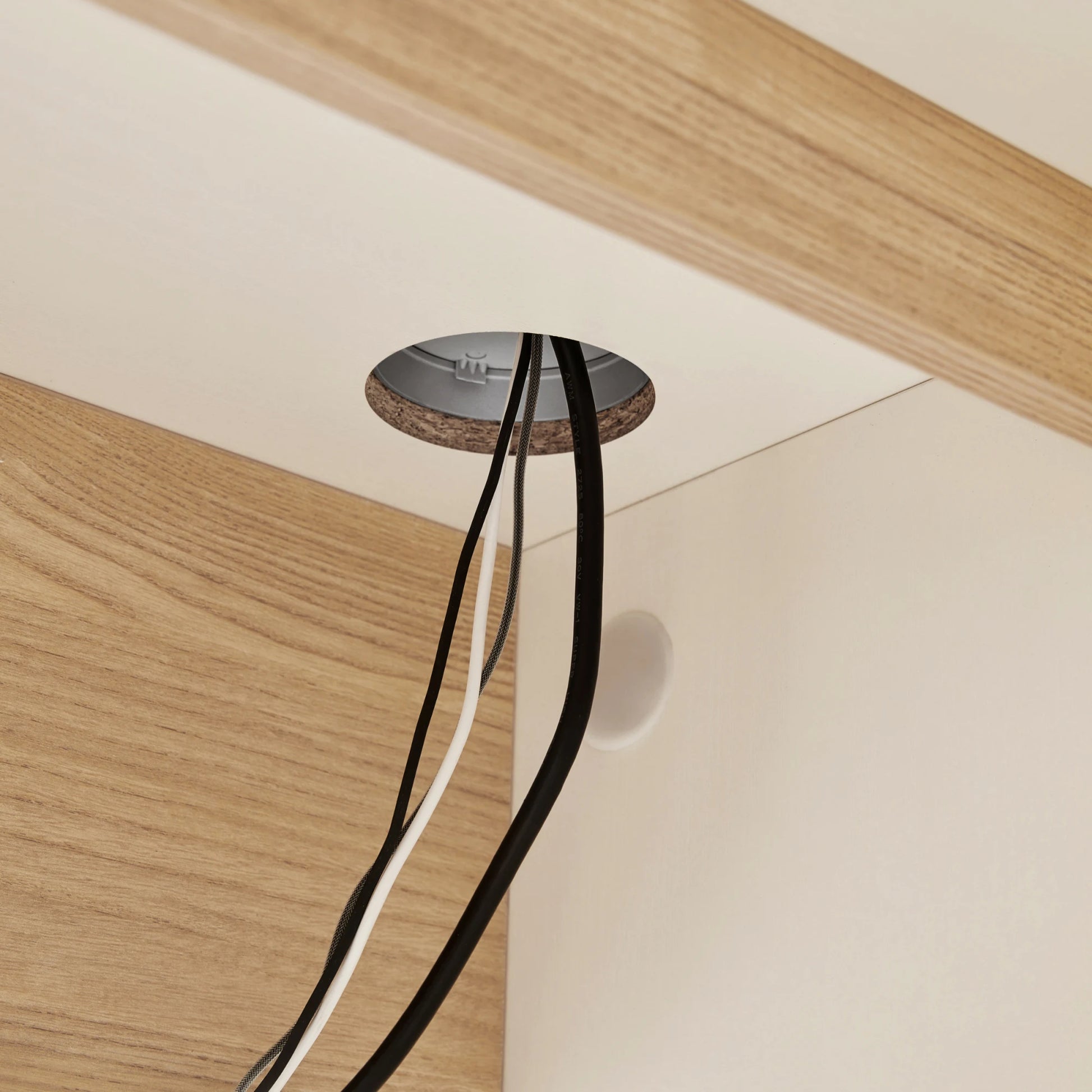 Linspire Noble Desk with Shelves, Natural Wood