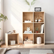 Linspire Geo 6 Cube Storage Unit, Natural Wood