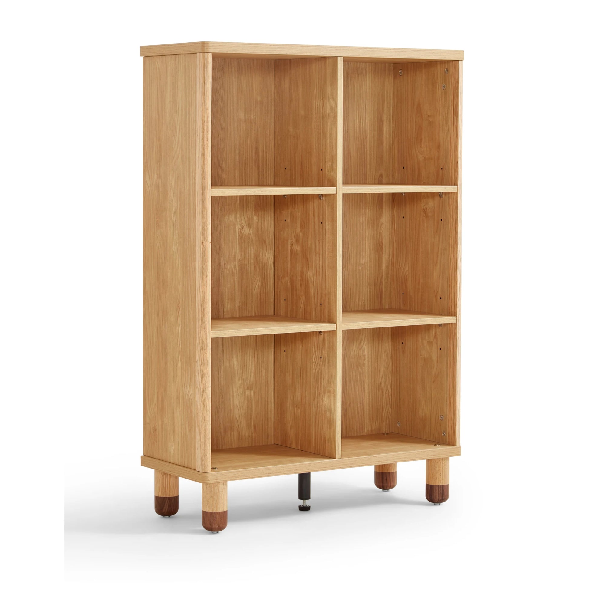 Linspire Horizon Kids 6 Cube Bookshelf, Natural Wood