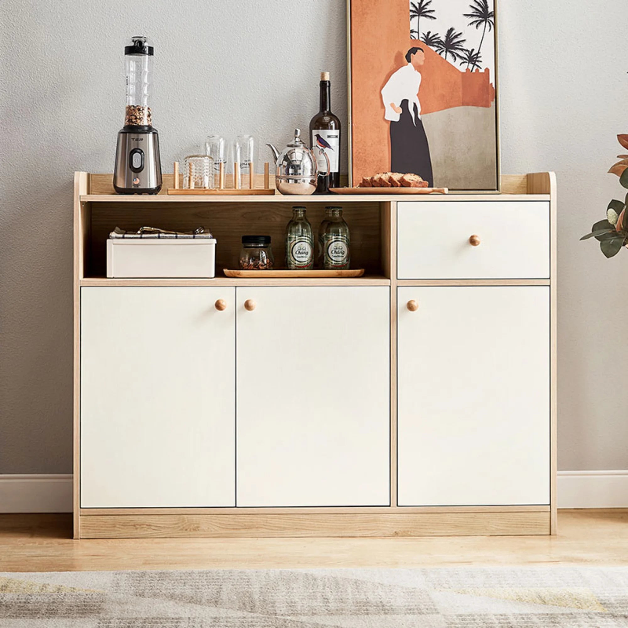 Linspire Juniper Sideboard, 120cm, White