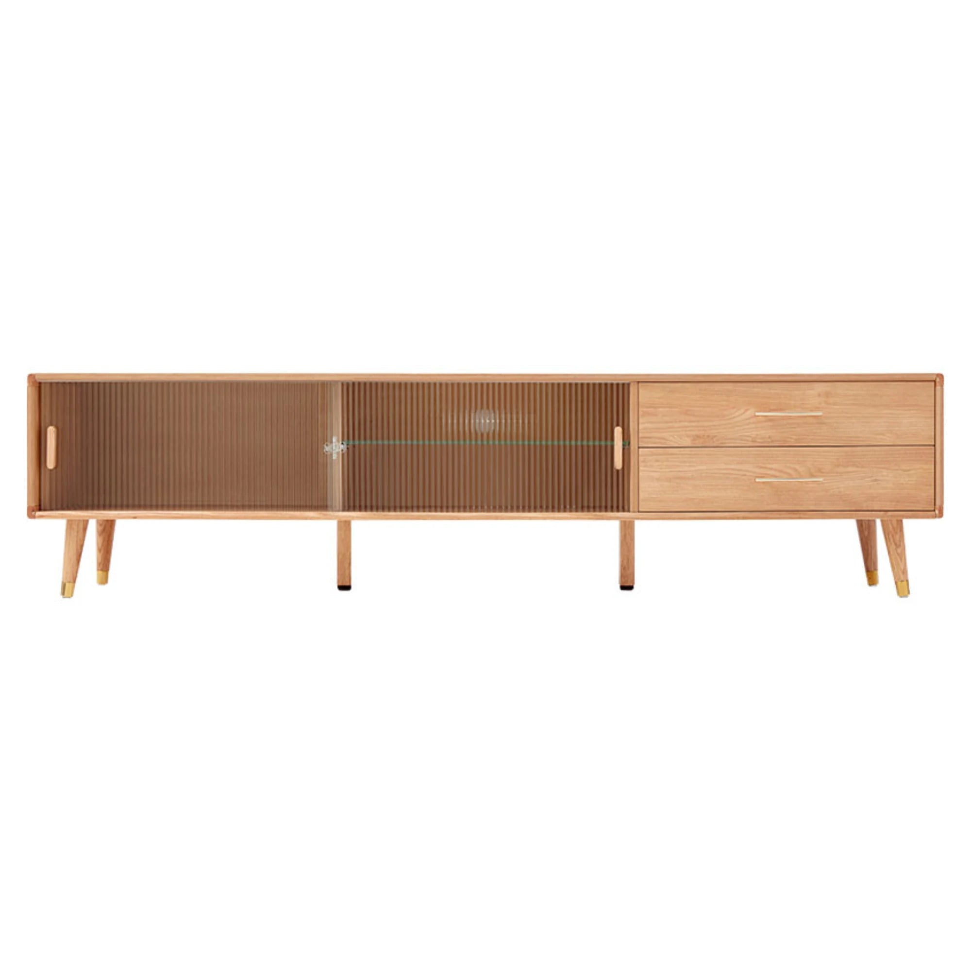 Linspire Ventus Entertainment Unit, 180cm, Natural Wood