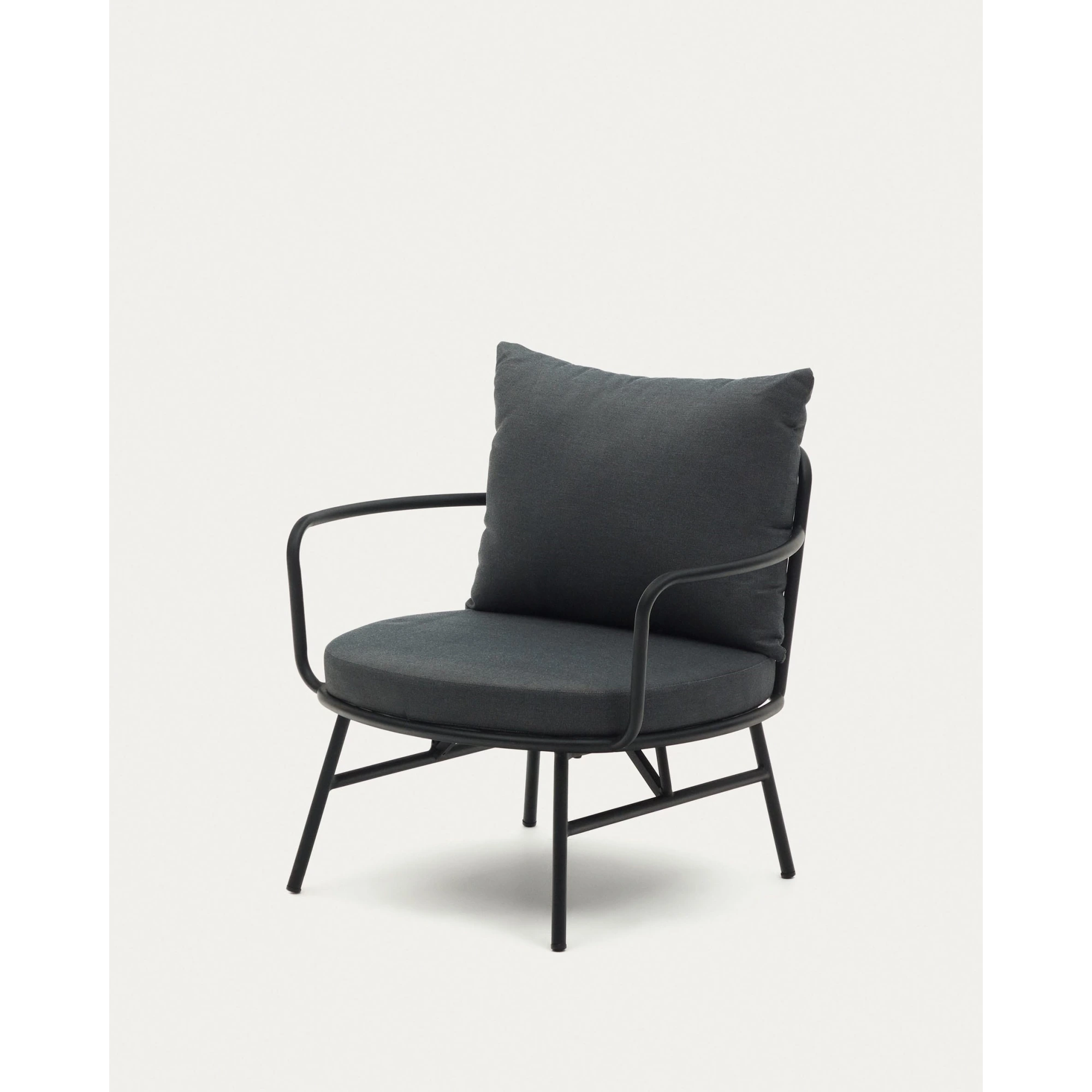 Kave Home Bramant Armchair, Black