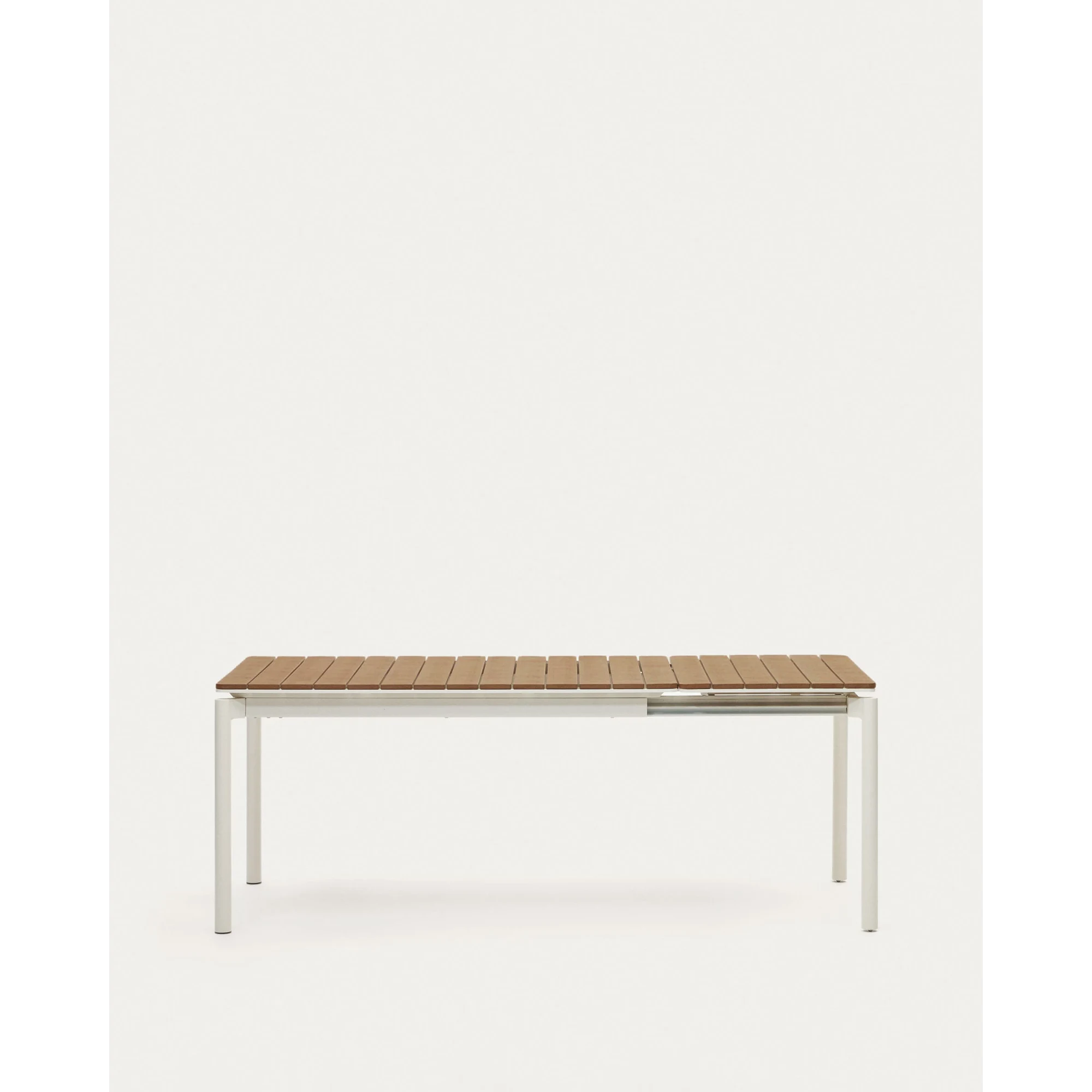 Kave Home Canyelles Dining Extendable Table, 140cm, White