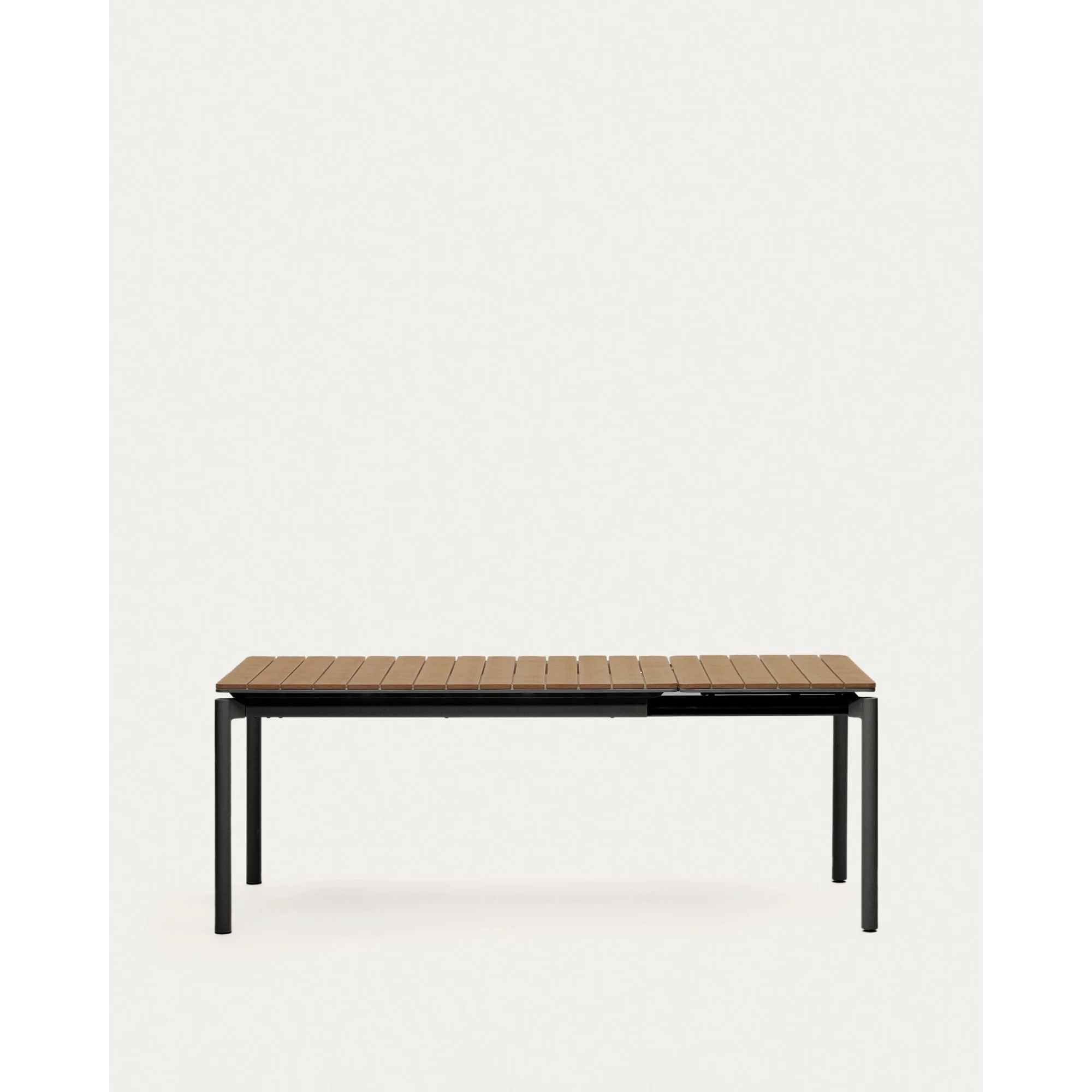Kave Home Canyelles Dining Extendable Table, 140cm, Black