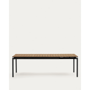 Kave Home Canyelles Extendable Dining Table, 180cm, Black