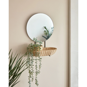 Kave Home Ebian Wall Mirror with Basket