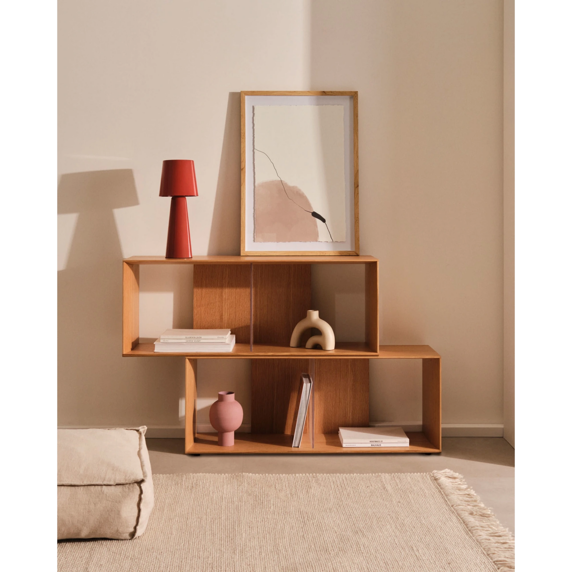 Kave Home Litto Bookshelf, 101x76cm