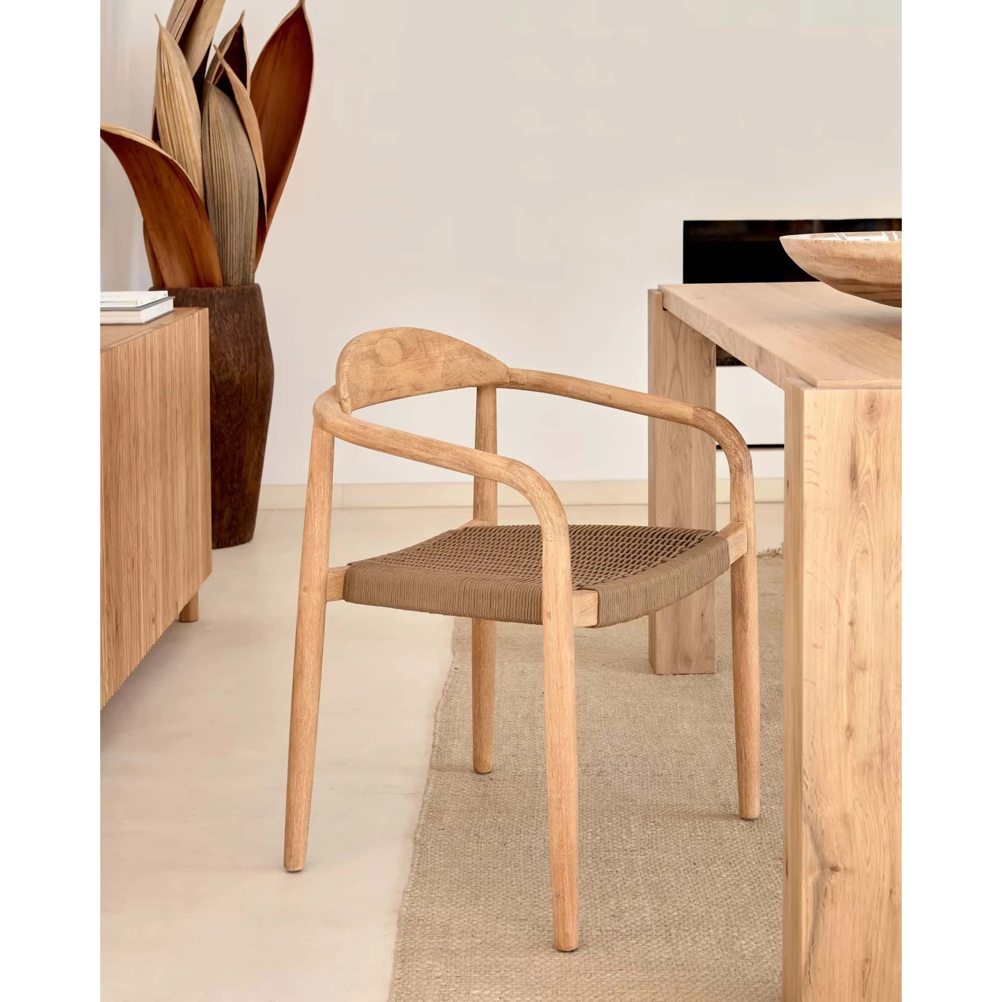Kave Home Nina Dining Chair, Brown