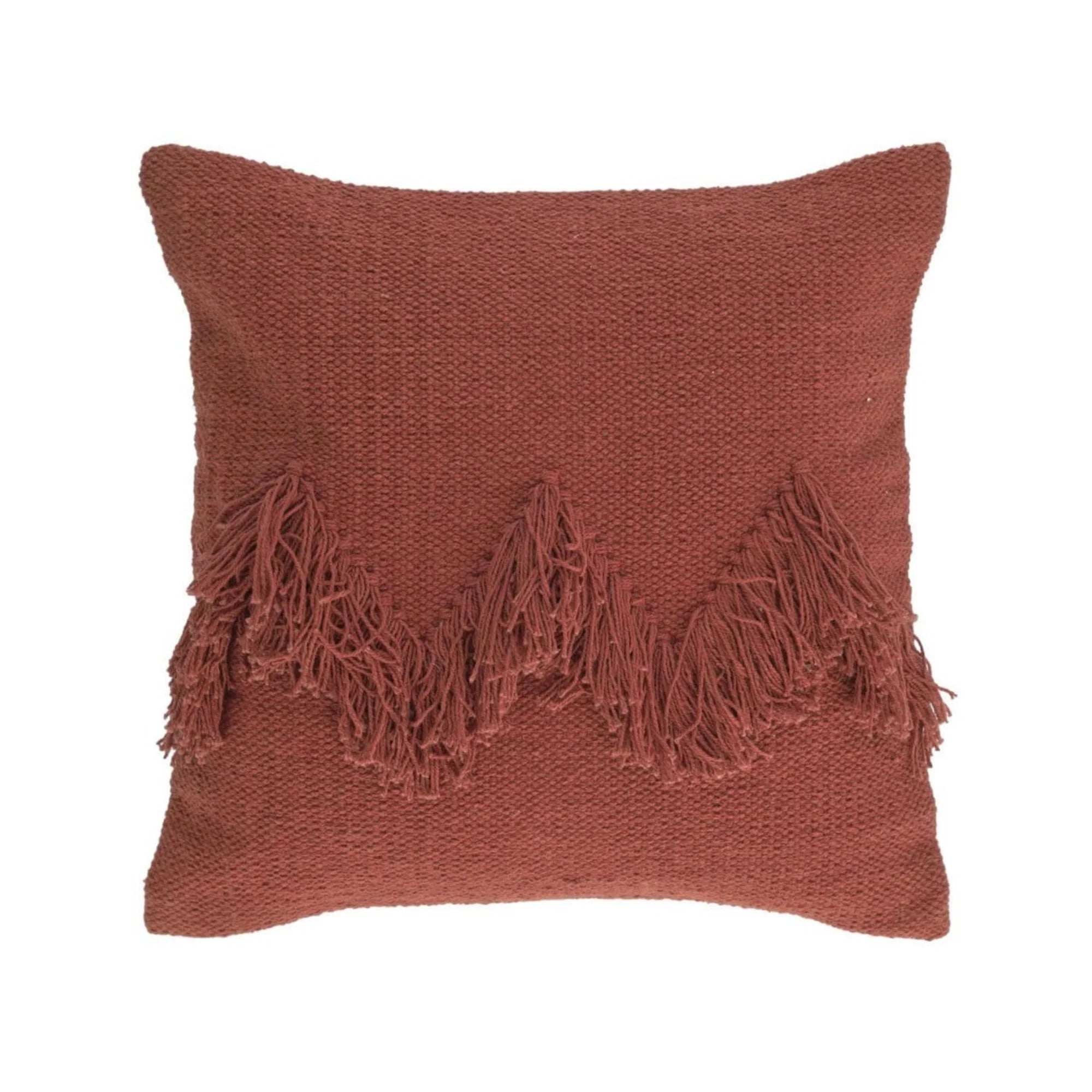 Kave Home Paulin Cushion with Inner, 45x45cm, Maroon