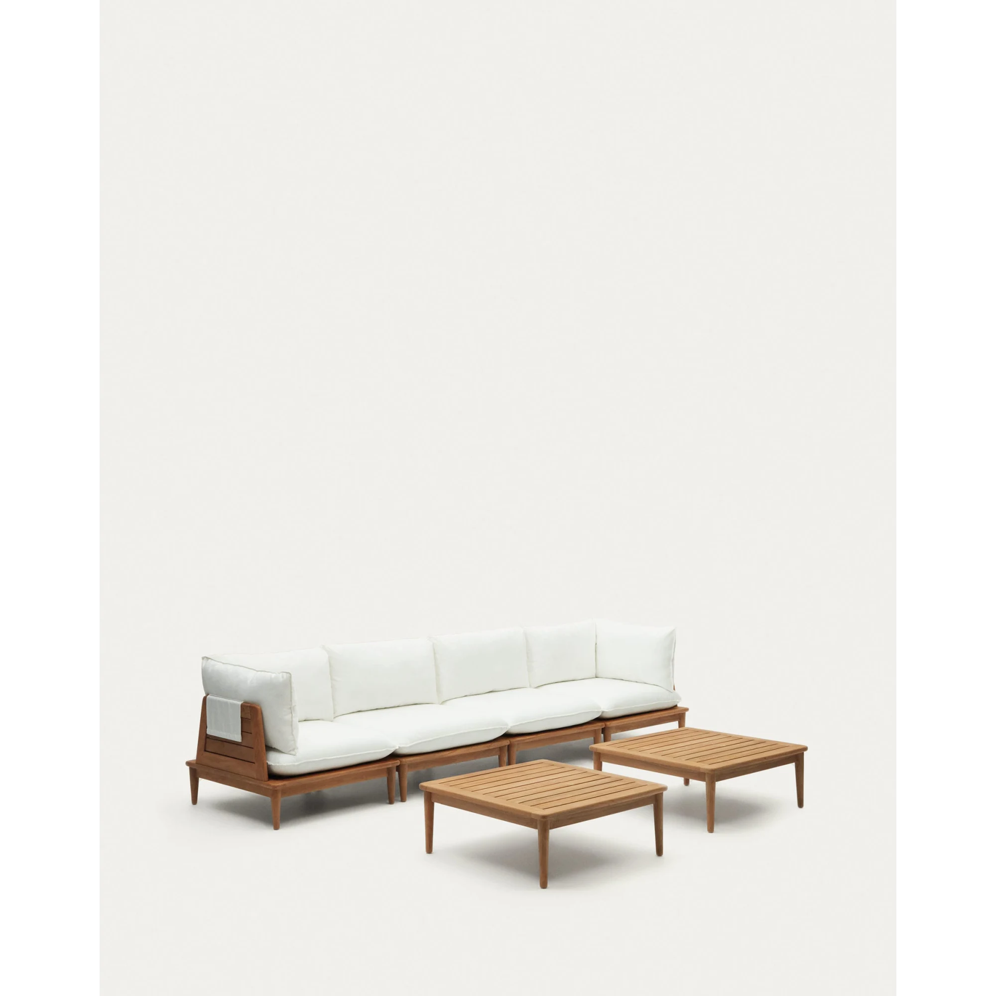 Kave Home Portitxol Corner Sofa + Coffee Table Set, 360x270cm