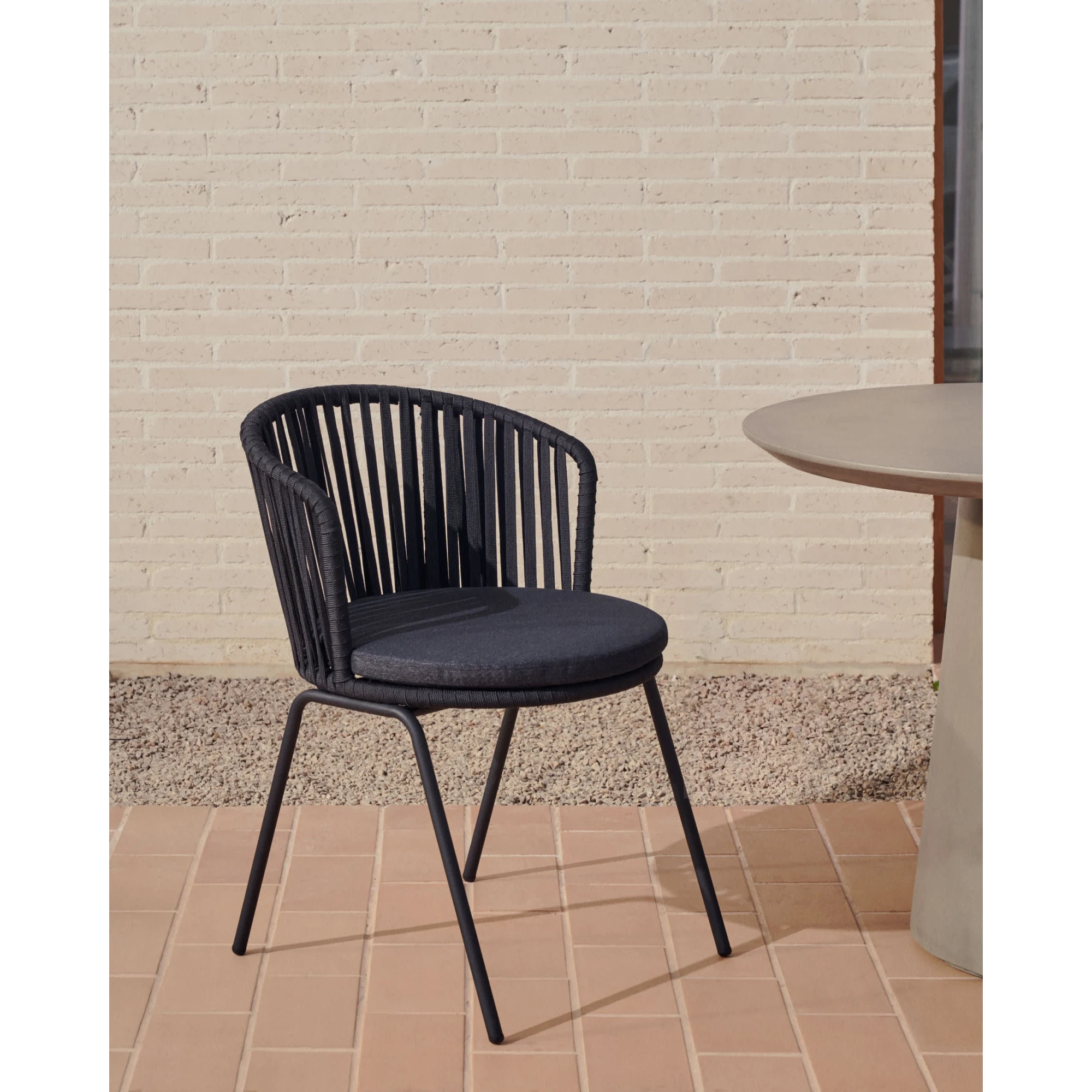 Kave Home Saconca Dining Chair, Black, Set of 4