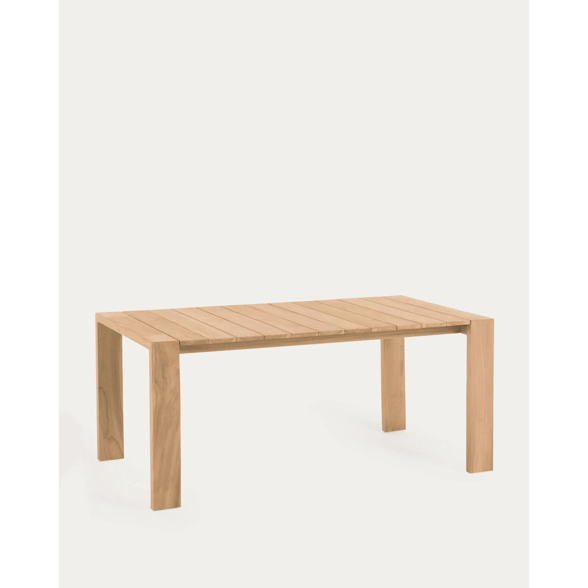 Kave Home Victoire Solid Teak Wood Dining Table, 240cm