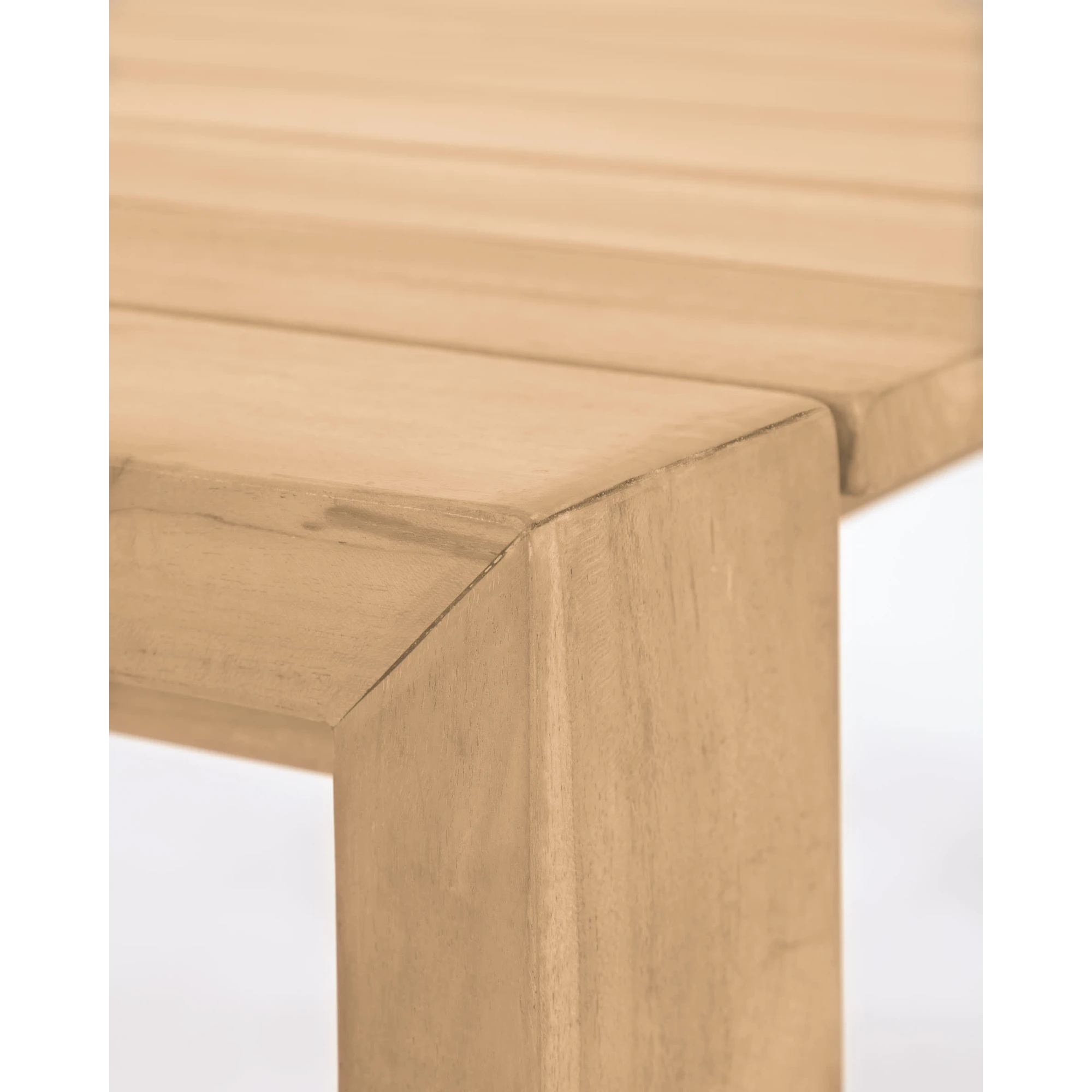 Kave Home Victoire Solid Teak Wood Dining Table, 240cm