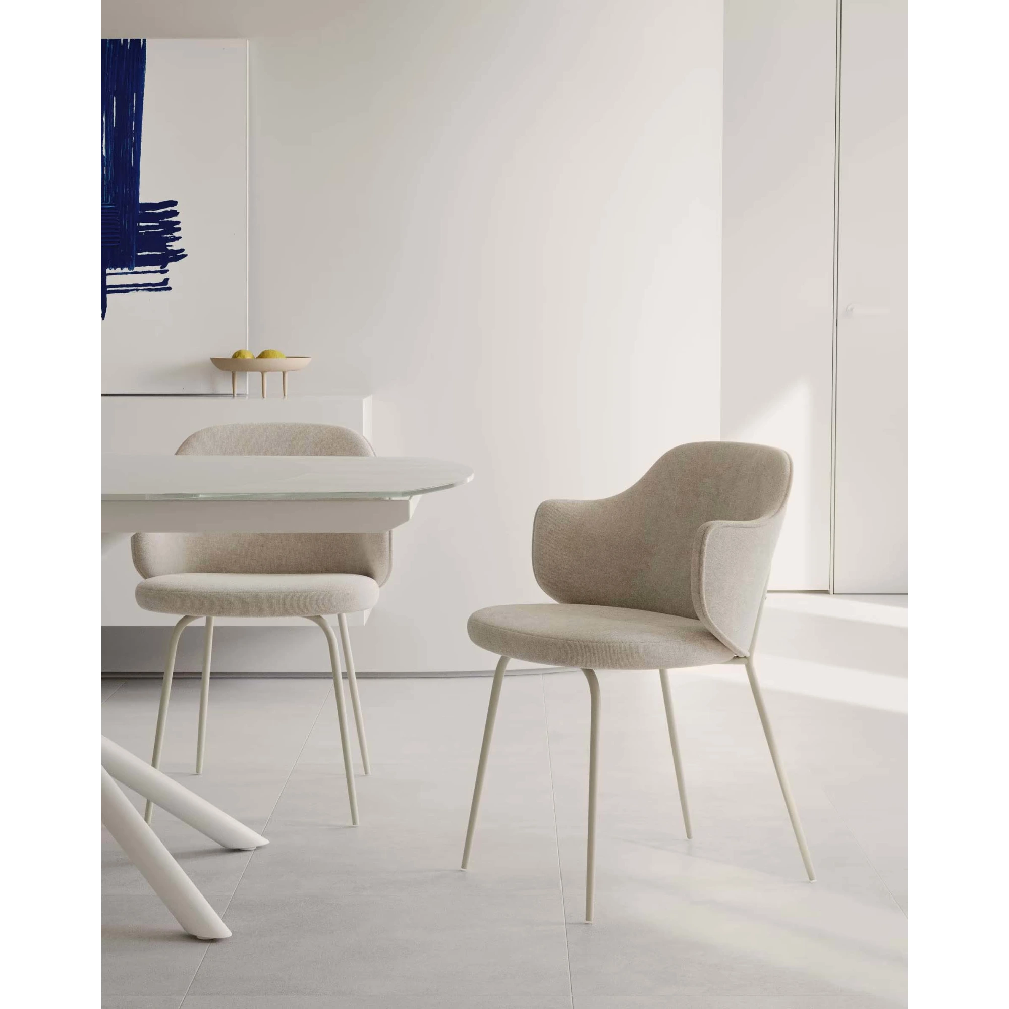 Kave Home Yunia Dining Chair, Beige