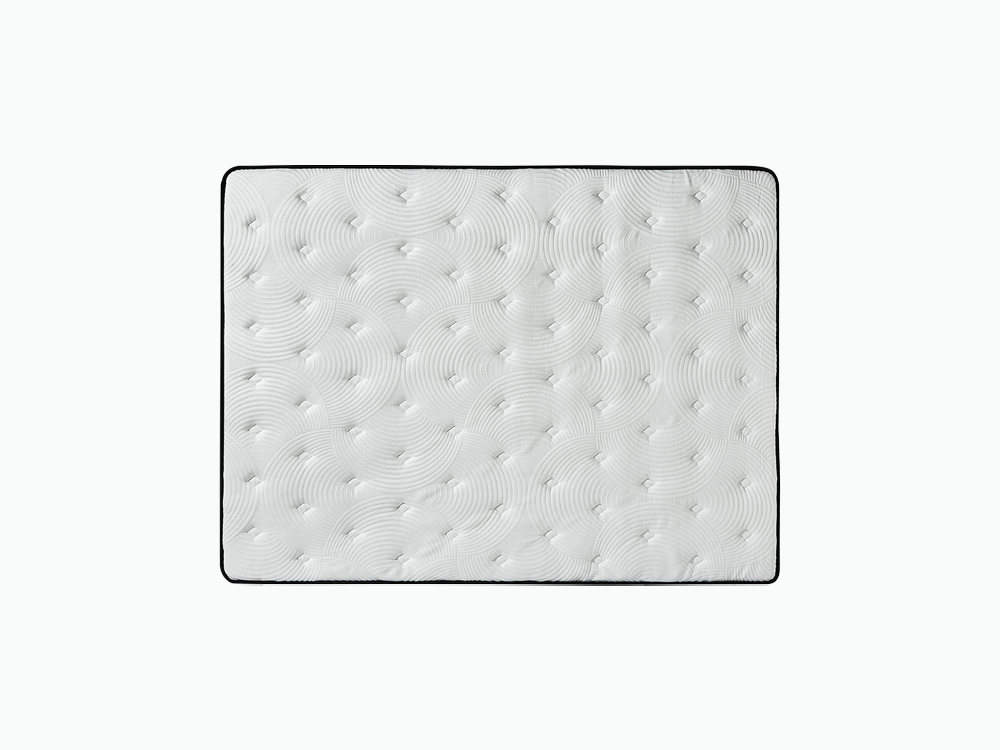 Lifely Deep Dream Basic Cool Gel Infused Memory Foam Mattress, Medium Firm, White, Blue