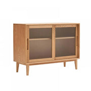 Solidwood Bailey Sideboard, 110x40x81CM, Natural Wood