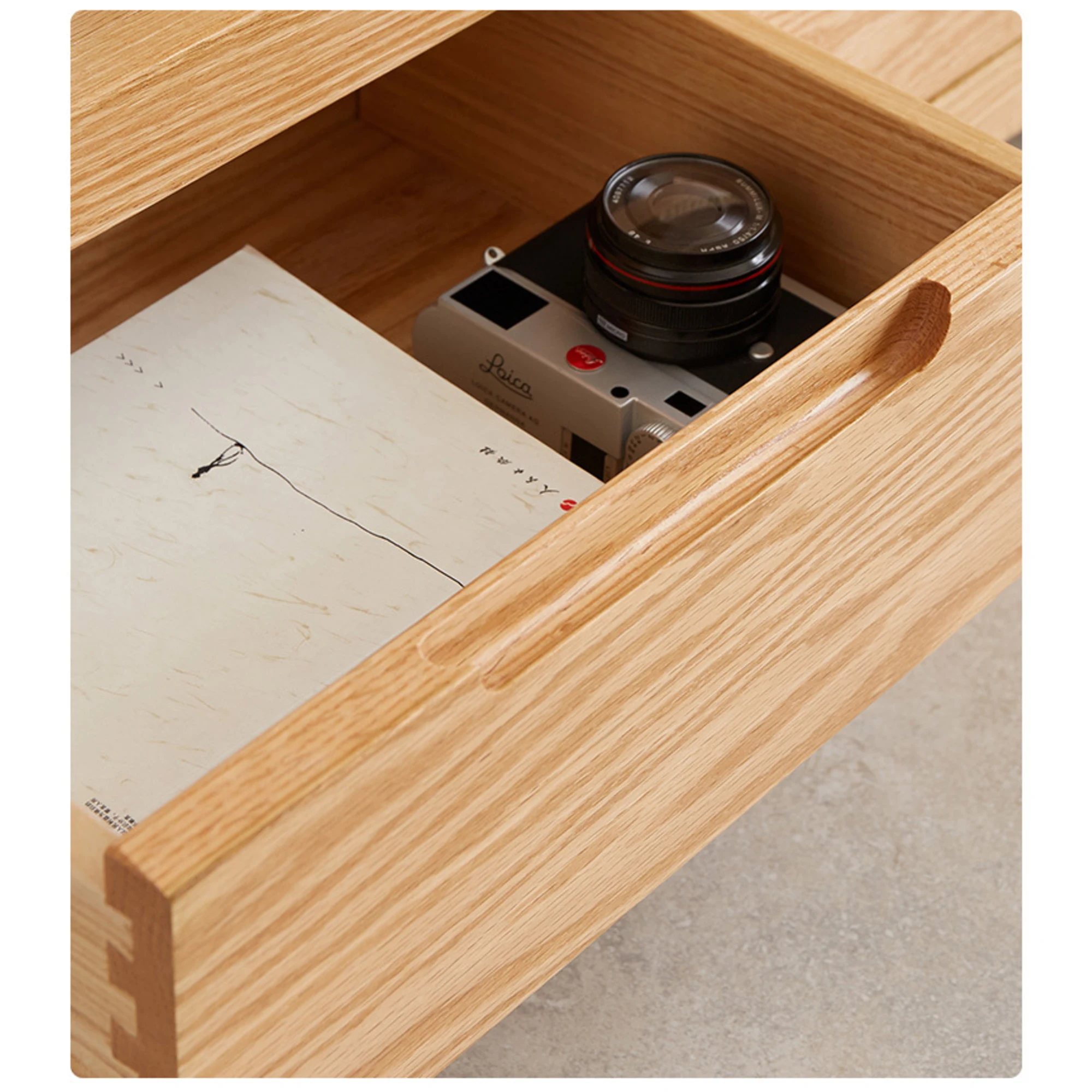 Solidwood Norway Bookcase, 85x32CM, Natural Wood