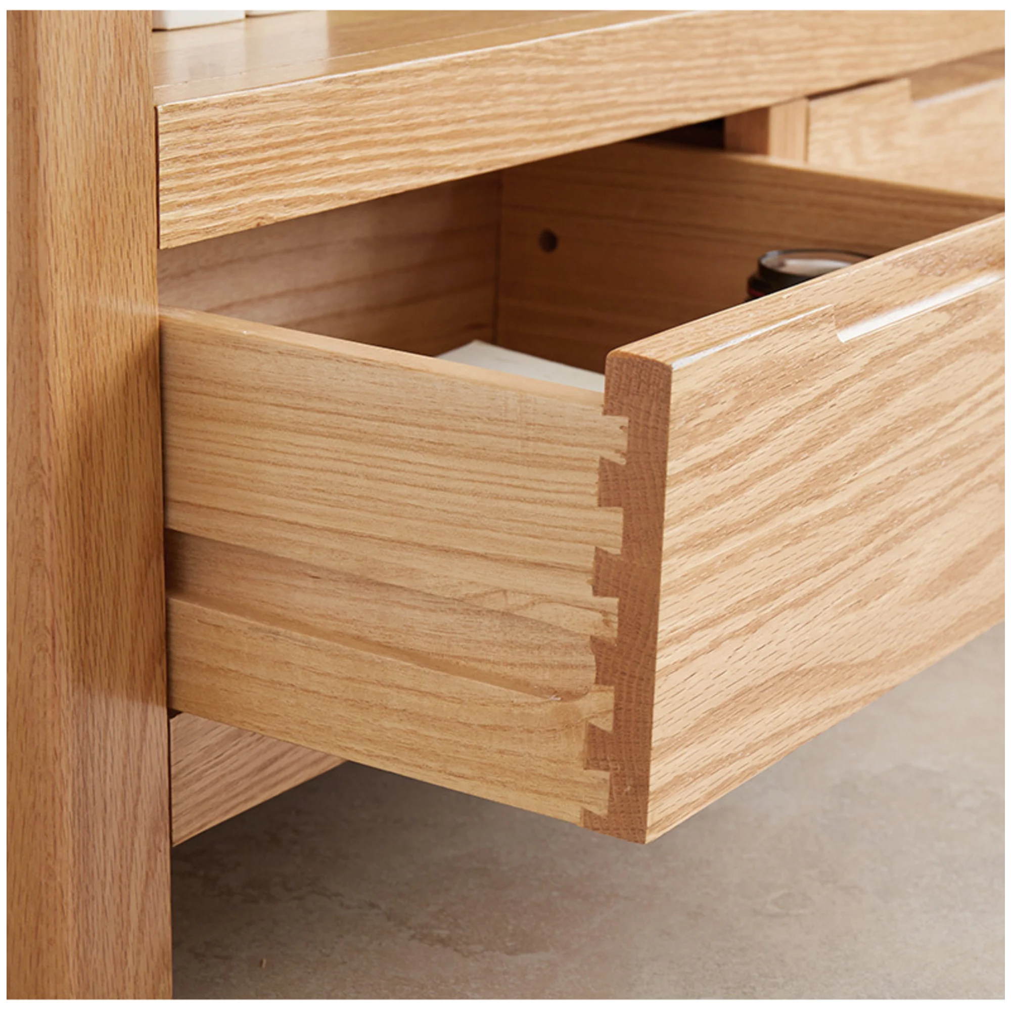 Solidwood Norway Bookcase, 85x32CM, Natural Wood