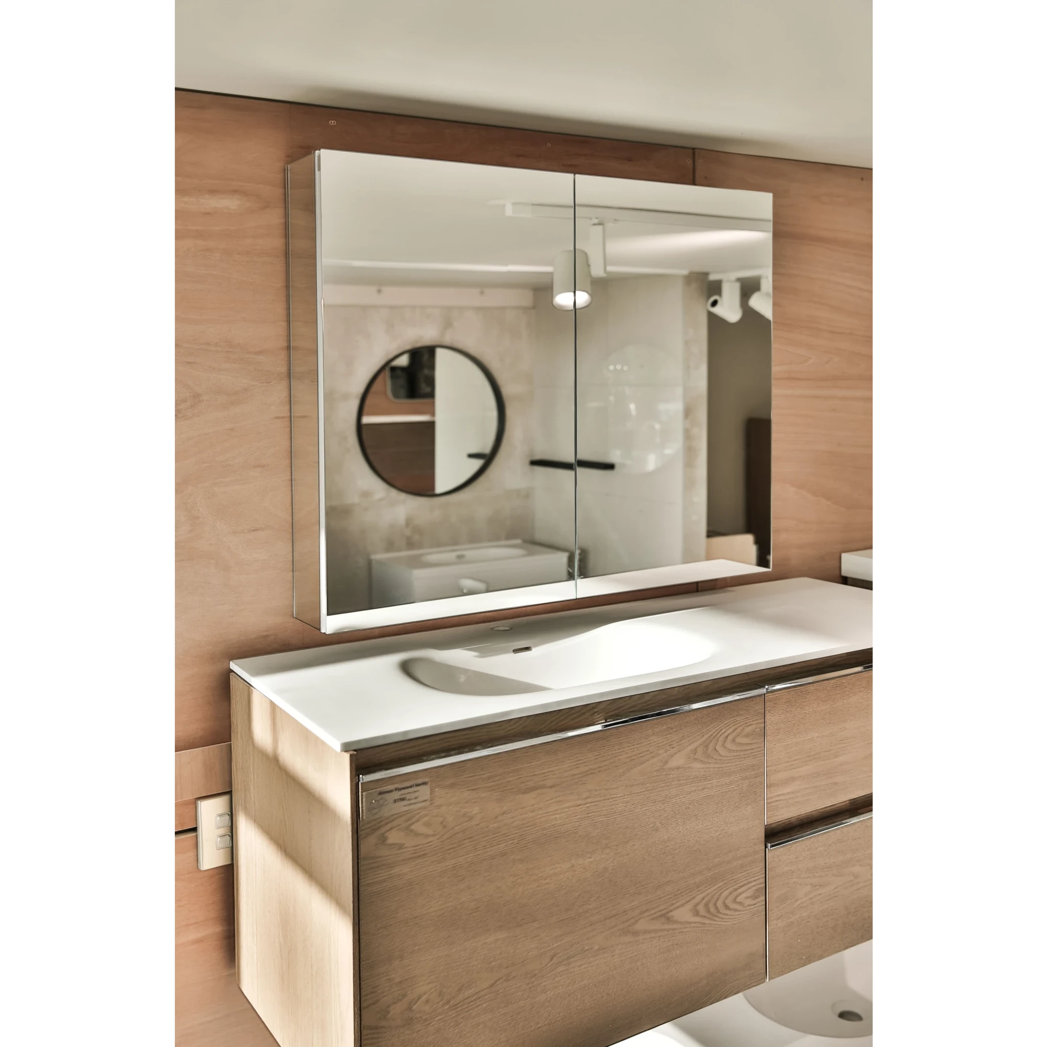 Aruvo Nfled Cabinet Mirror 90cm