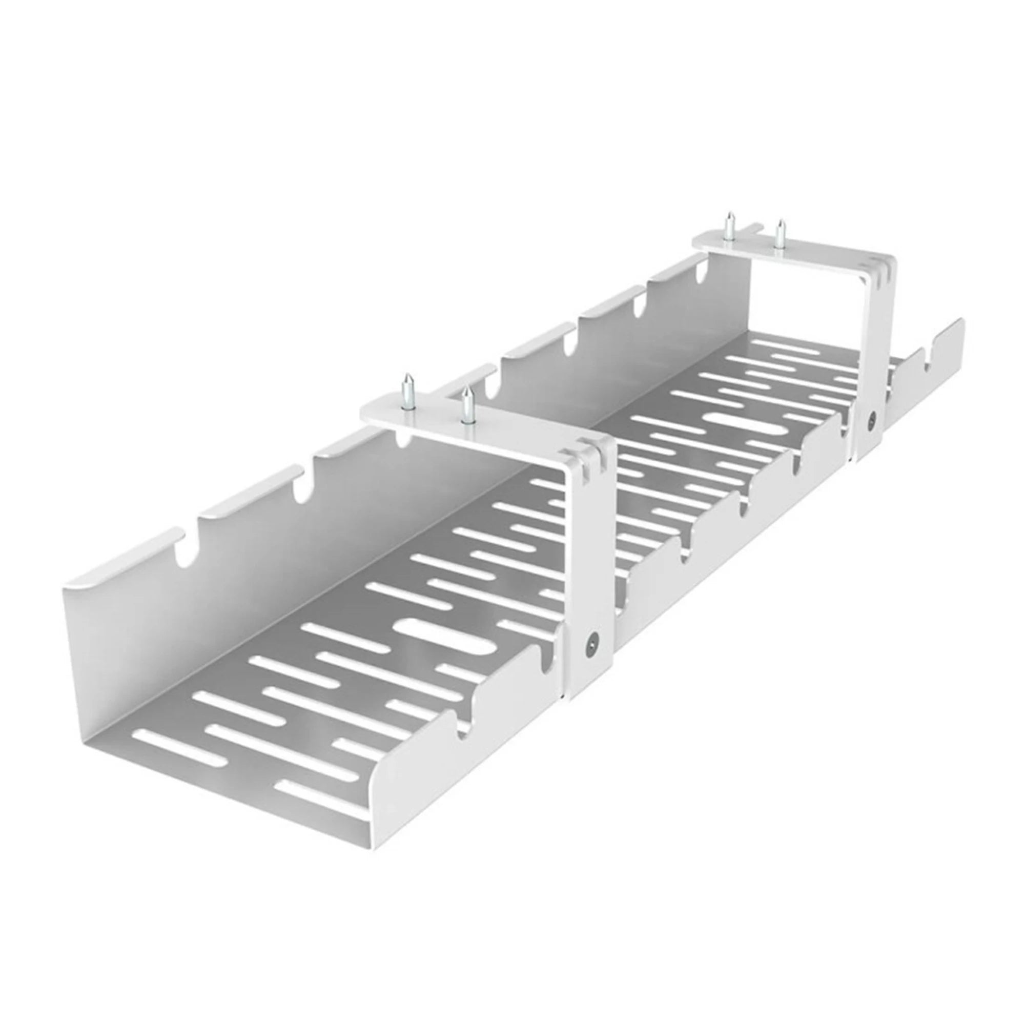 LoctekcmP502 Under Desk Cable Management Basket Tray, 500x122x90mm, White
