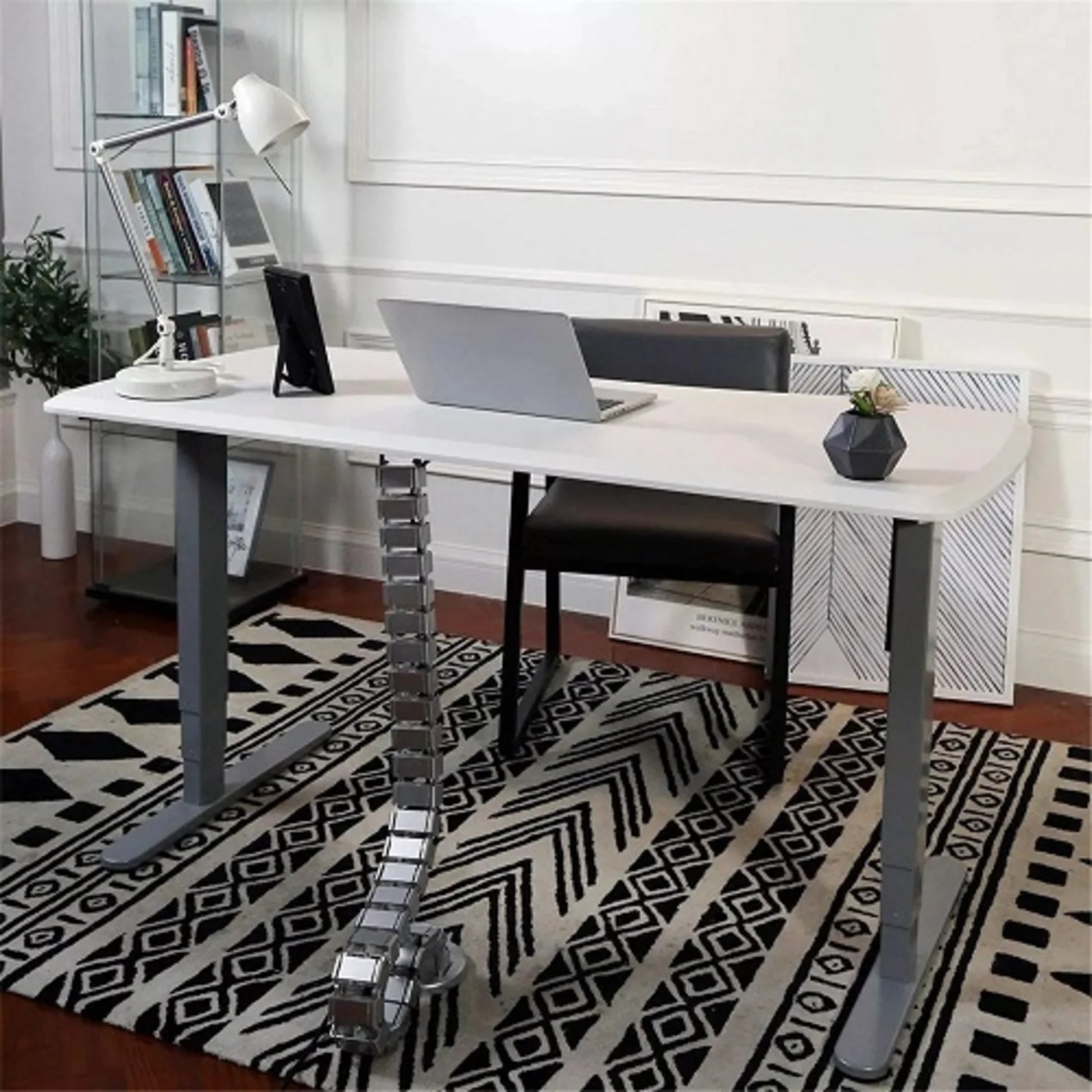 LoctekcmP017 Cable Management Spine,120cm, Silver