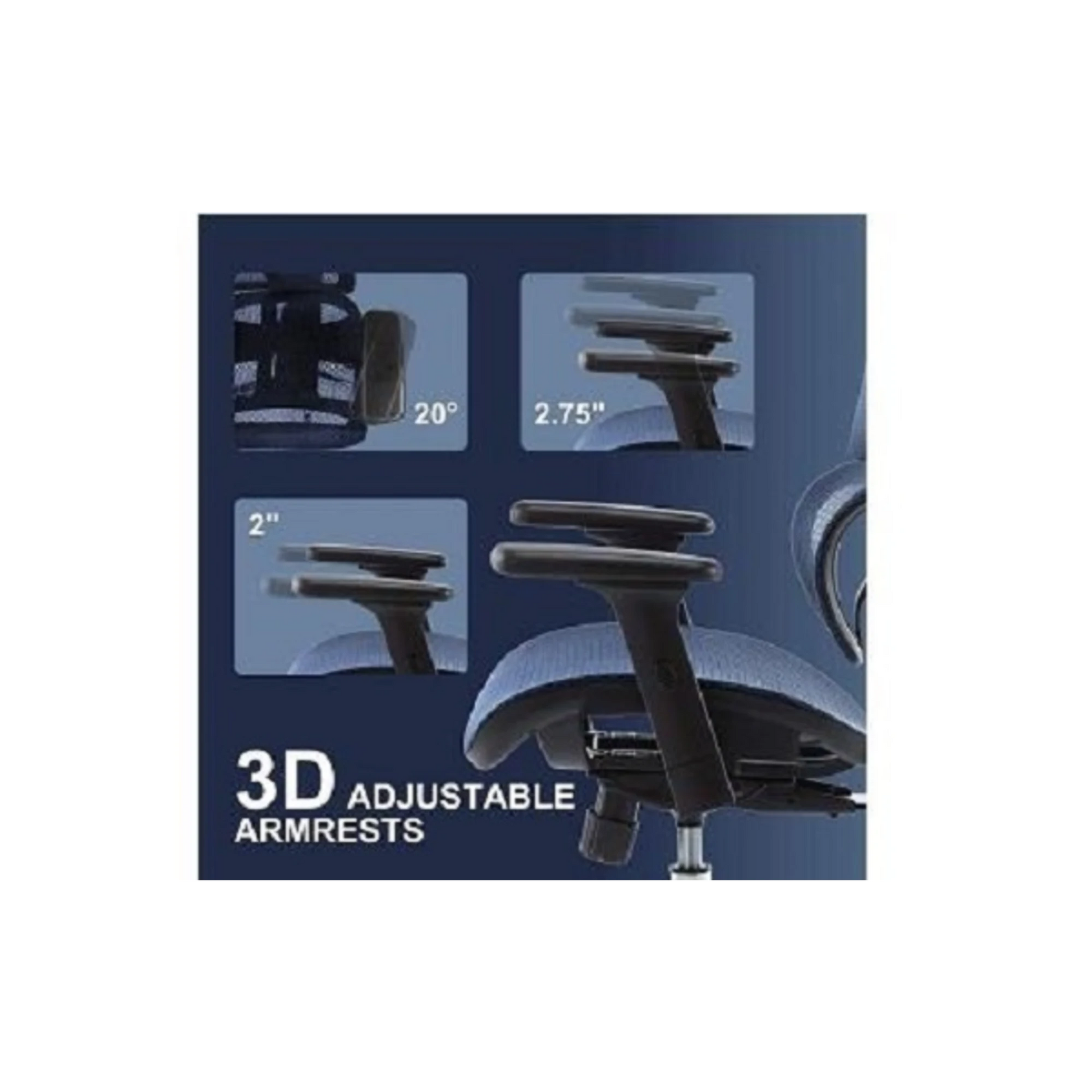 Loctek YZ505 Ergonomic Office Chair, Black