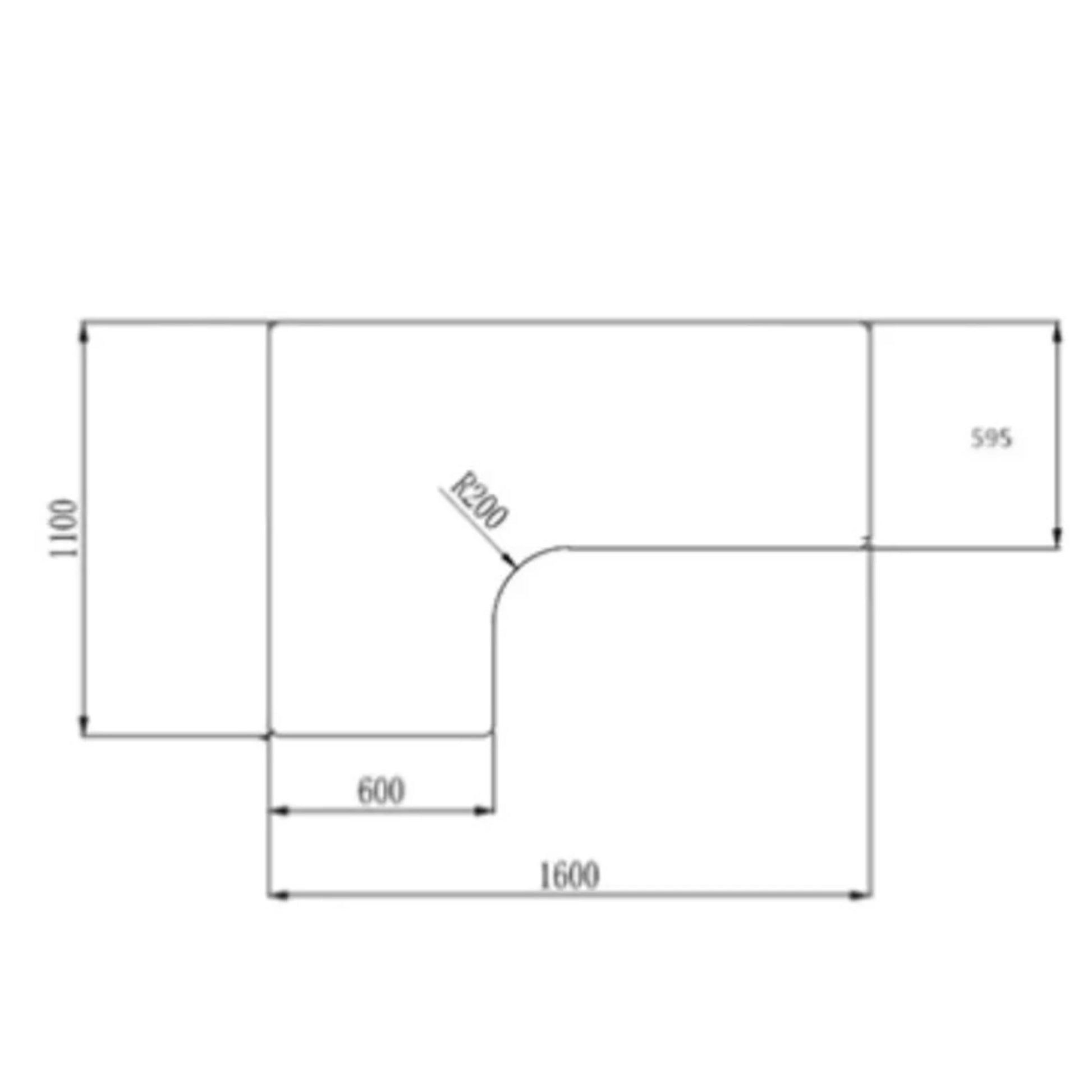 Loctek ET223DL L-Shape Ergonomic Standing Office Desk, Electric Height Adjustable With Dual Motors, 160x110x59.5cm, White