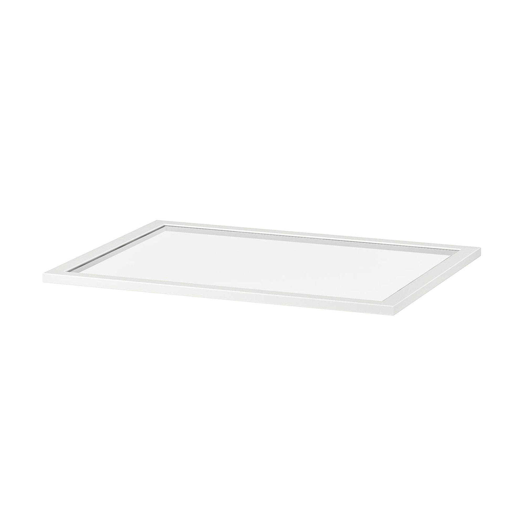 IKEA KOMPLEMENT Glass Shelf 75x58CM WHITE