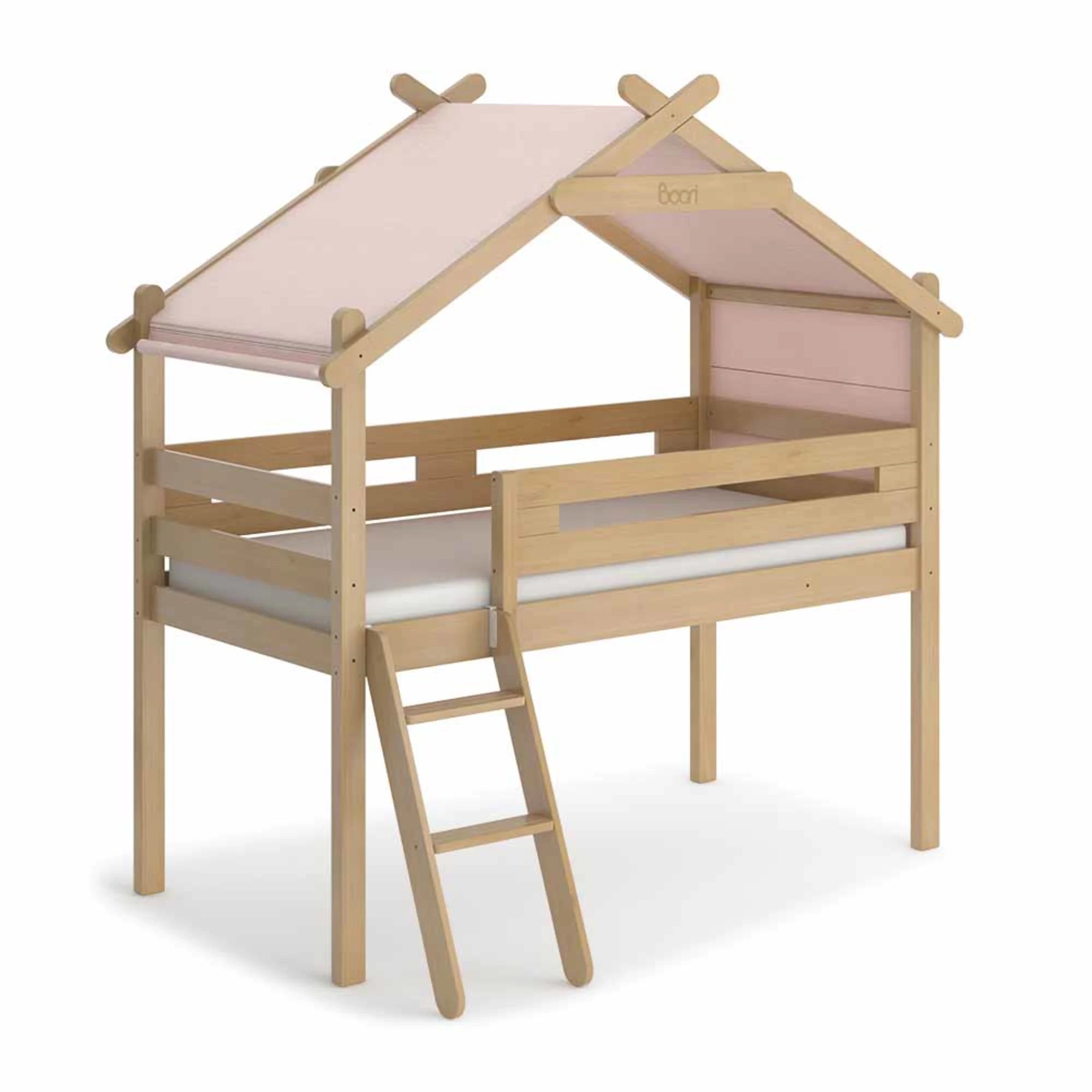 Boori Forest Kids Teepee NZ Single Loft Bed with Tent Canopy