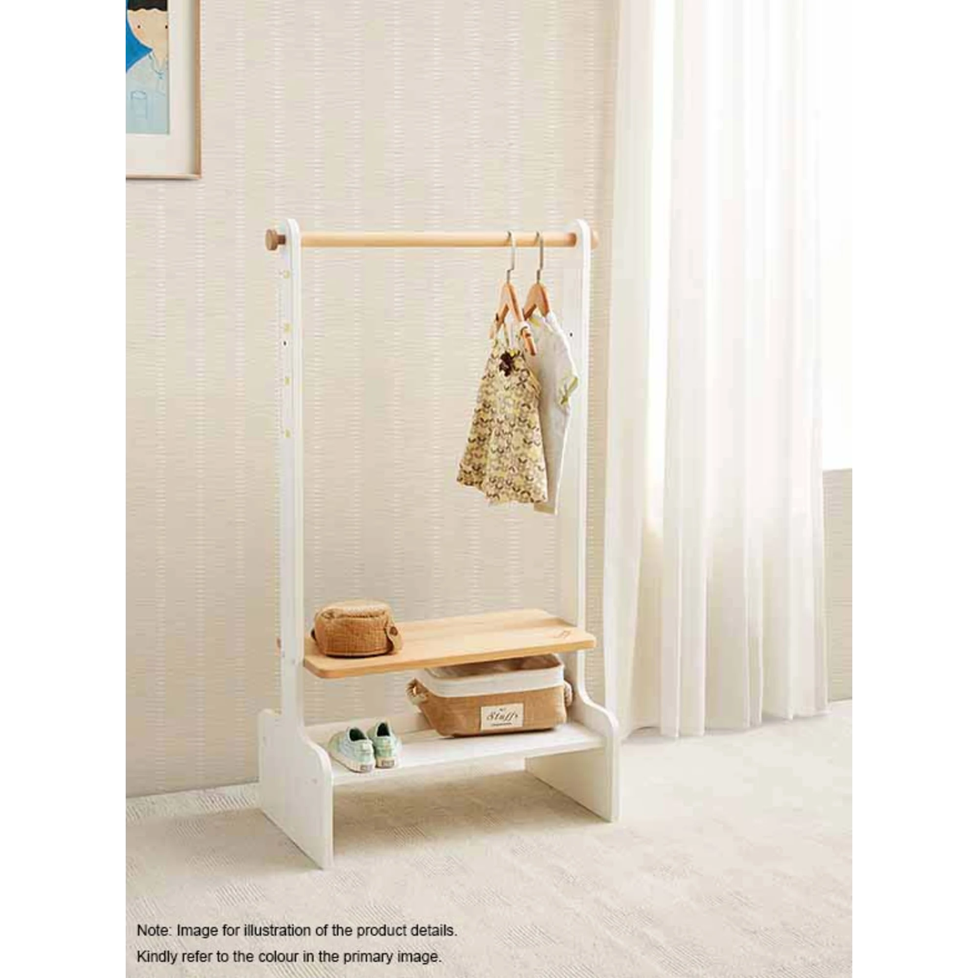 Boori Tidy Kids Clothing Rack, Cherry