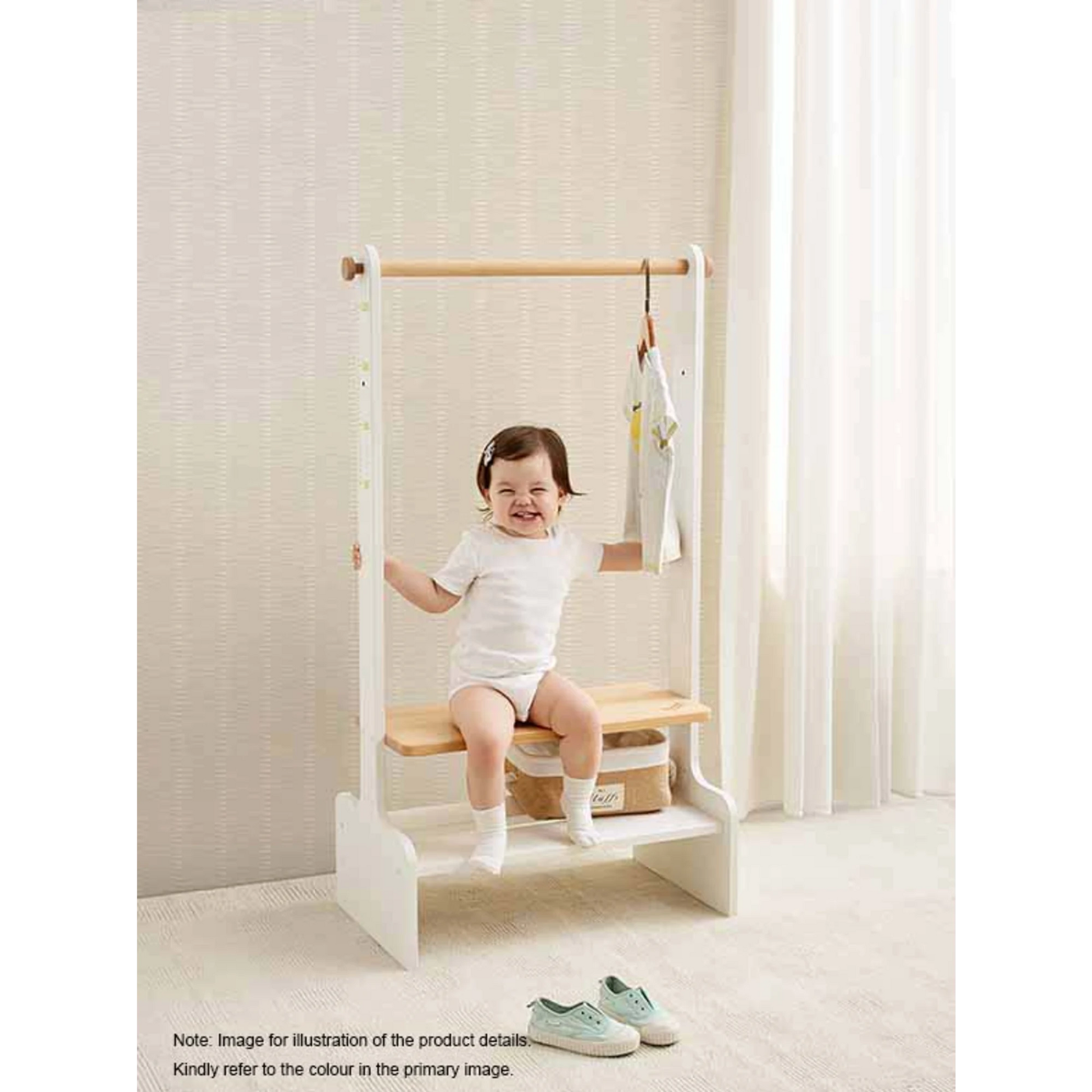 Boori Tidy Kids Clothing Rack, Cherry