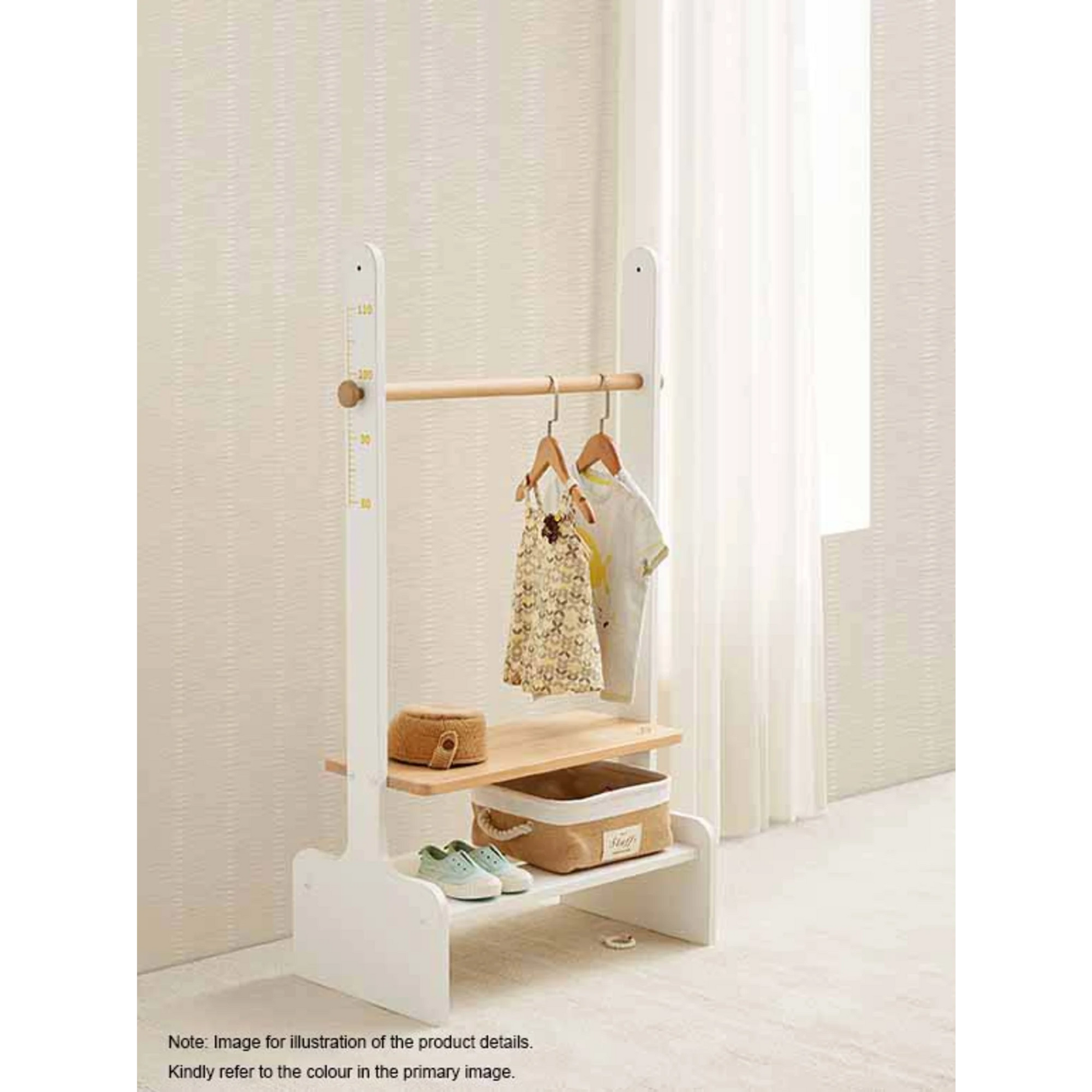 Boori Tidy Kids Clothing Rack, Cherry