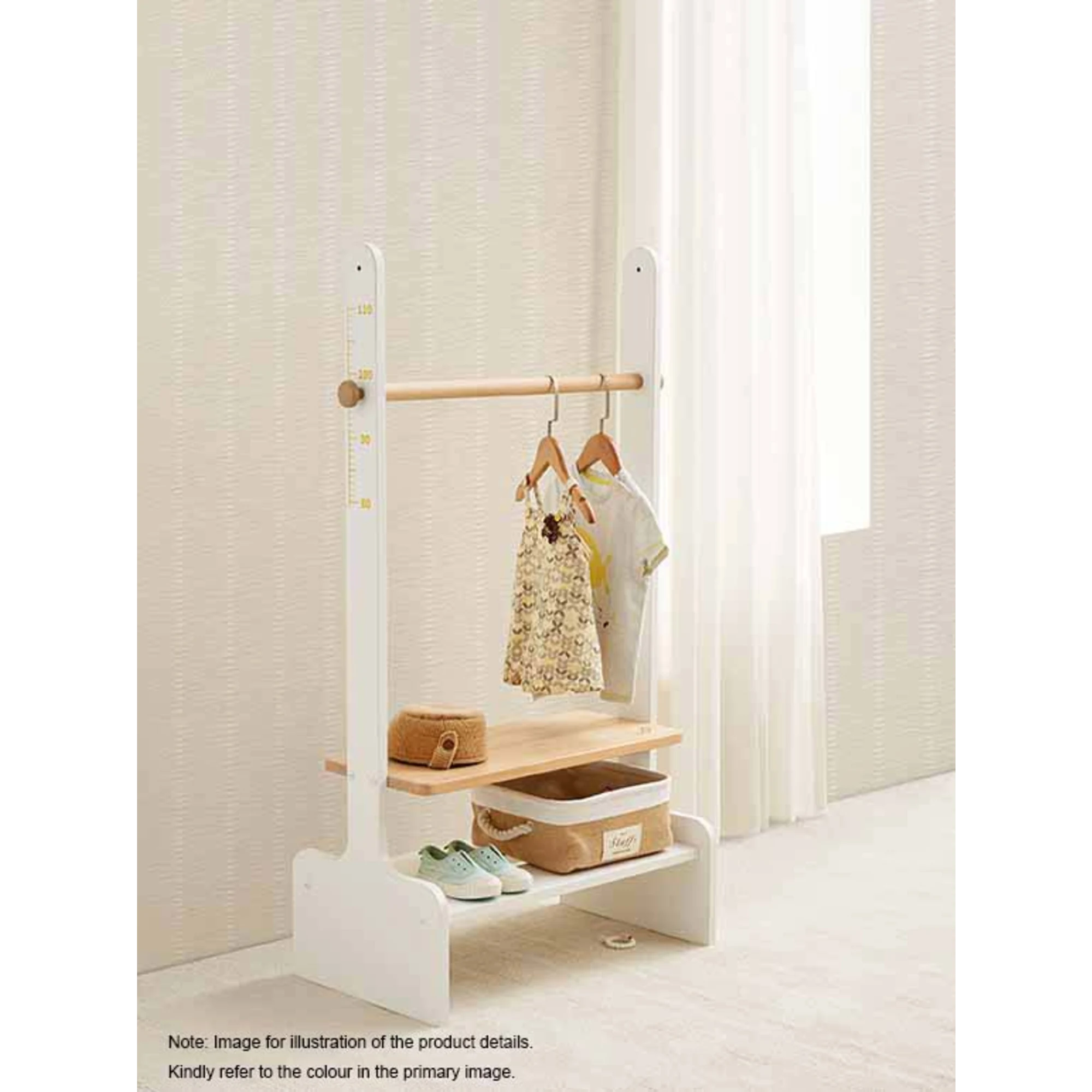 Boori Tidy Kids Clothing Rack, Cherry