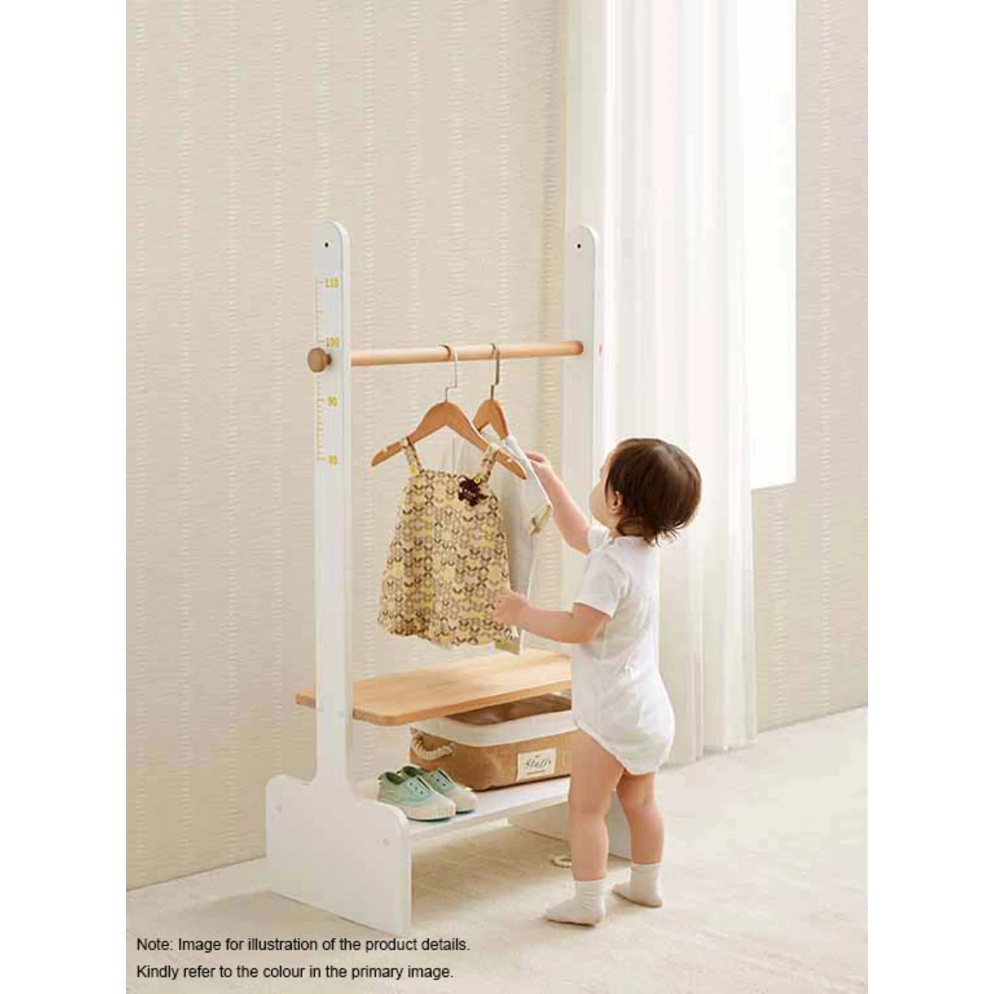 Boori Tidy Kids Clothing Rack, Cherry