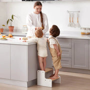 Boori Tidy Kids Foot Step Stool, Barley