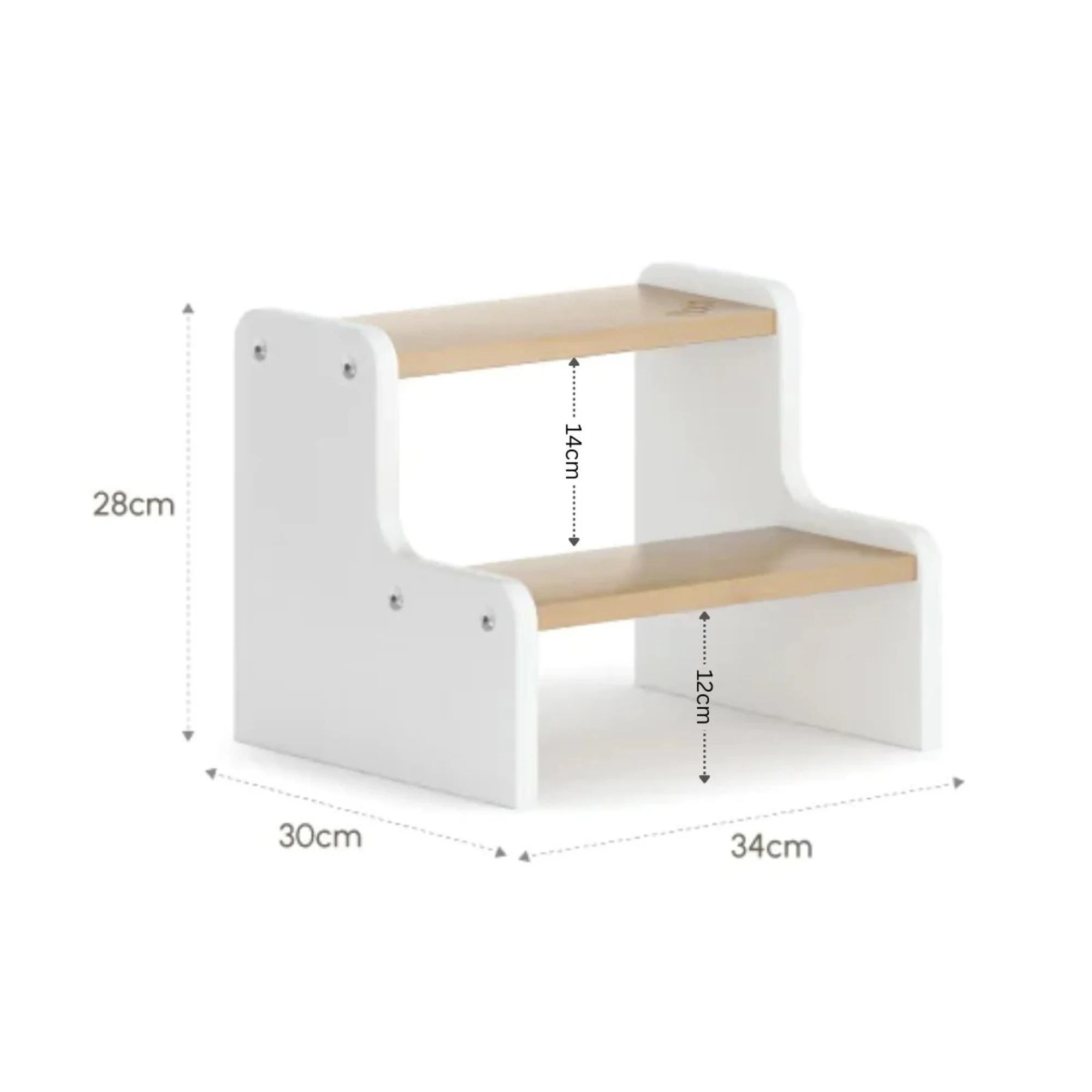 Boori Tidy Kids Foot Step Stool, Barley