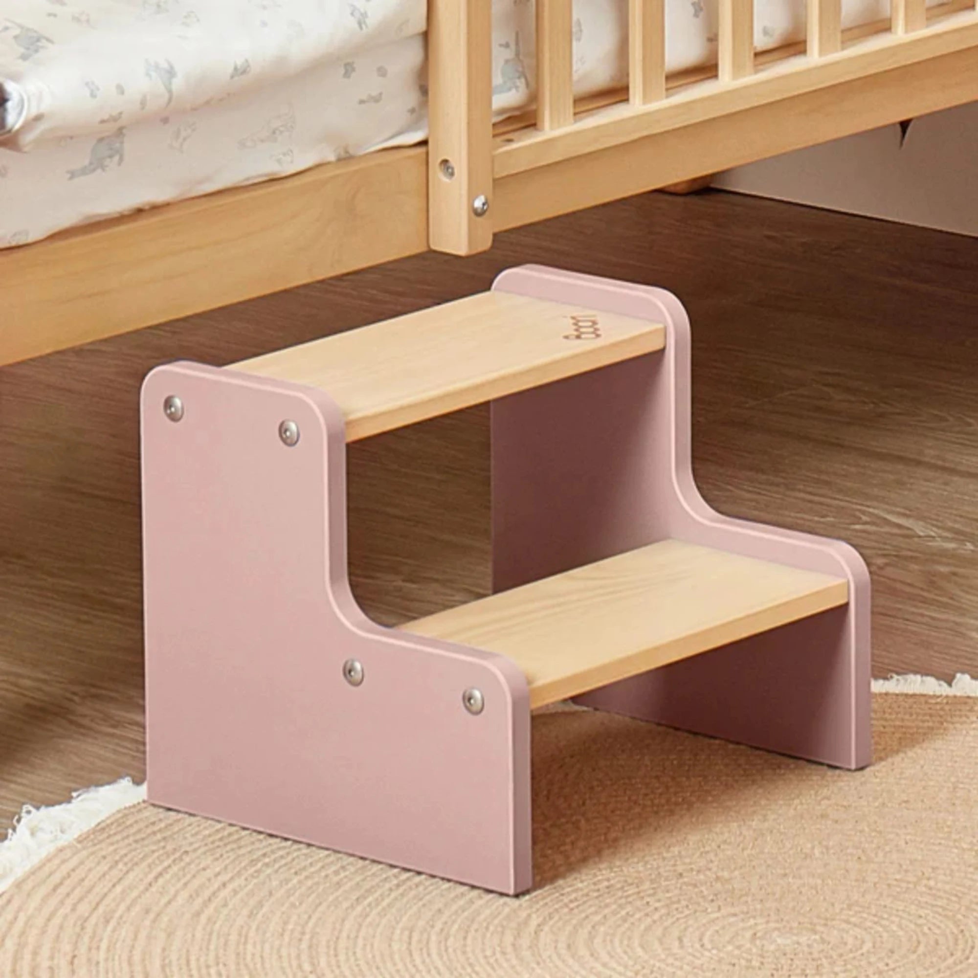 Boori Tidy Kids Foot Step Stool, Cherry