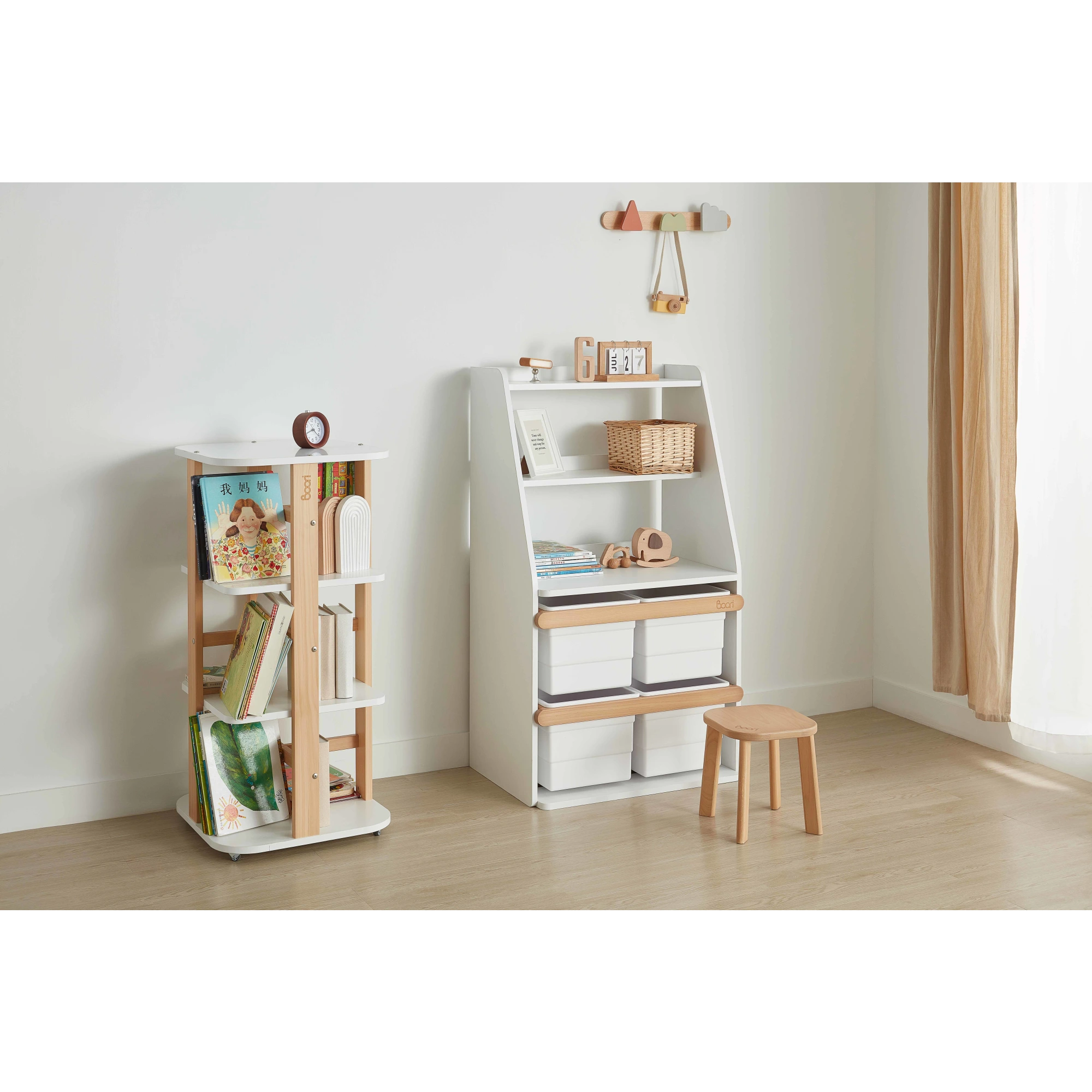 Boori Tidy Kids Toy Cabinet Shelf, Barley