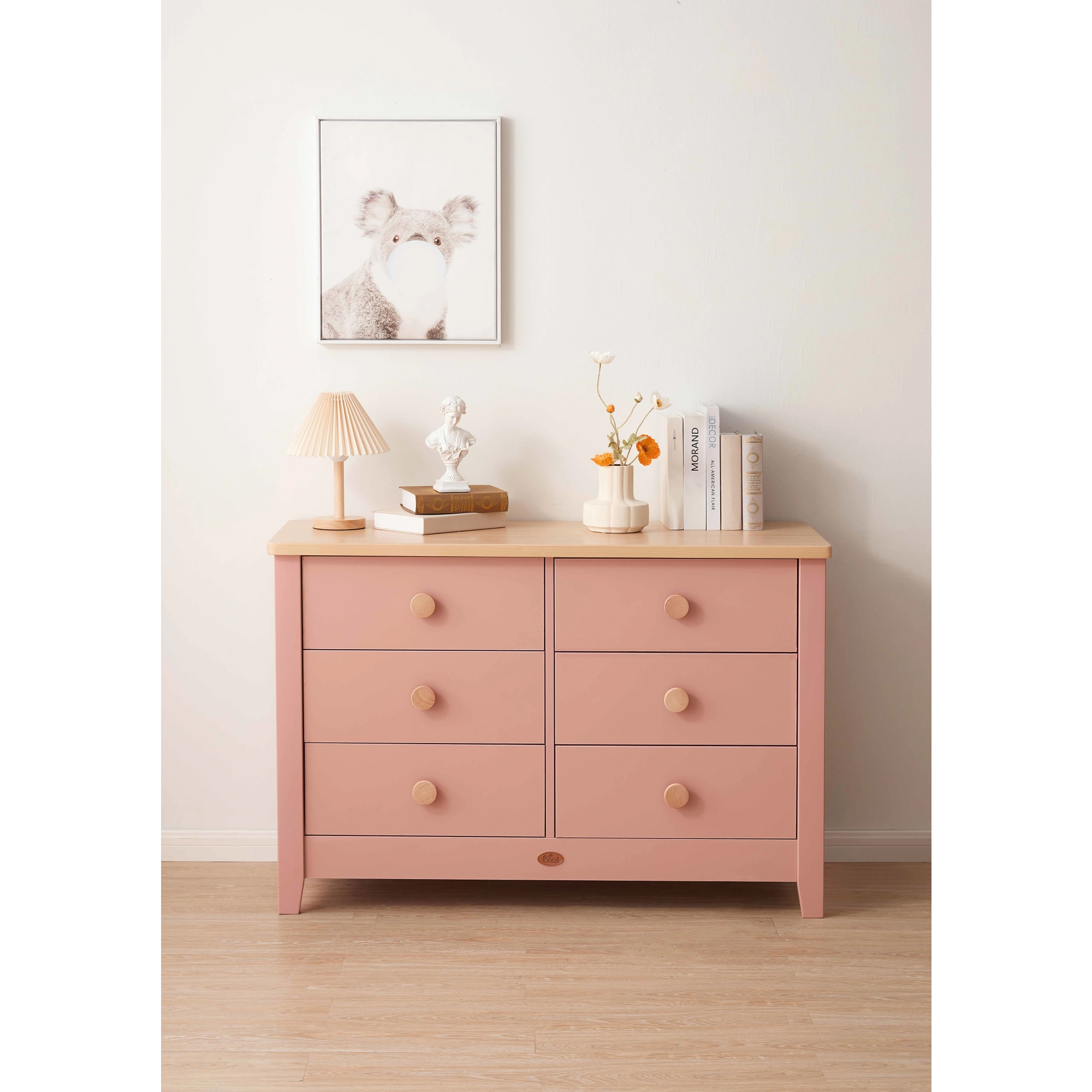 Boori Universal Kids 6 Drawer Chest V23, Cherry